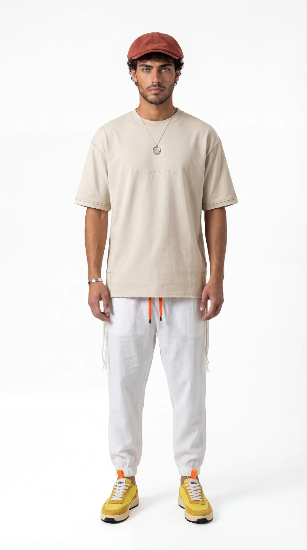 613 - Oversized T-Shirt with Tzitzit - Image 2
