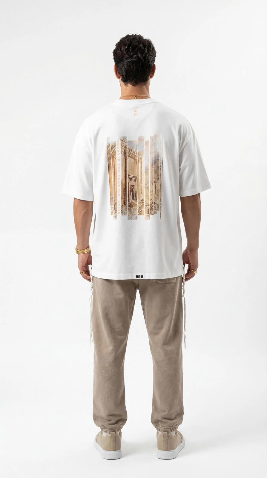 613 - Oversized T-Shirt with Tzitzit - Image 4
