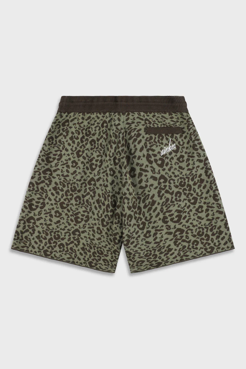 Ainker Leopard 814 Green Knit Short Pant - Image 2