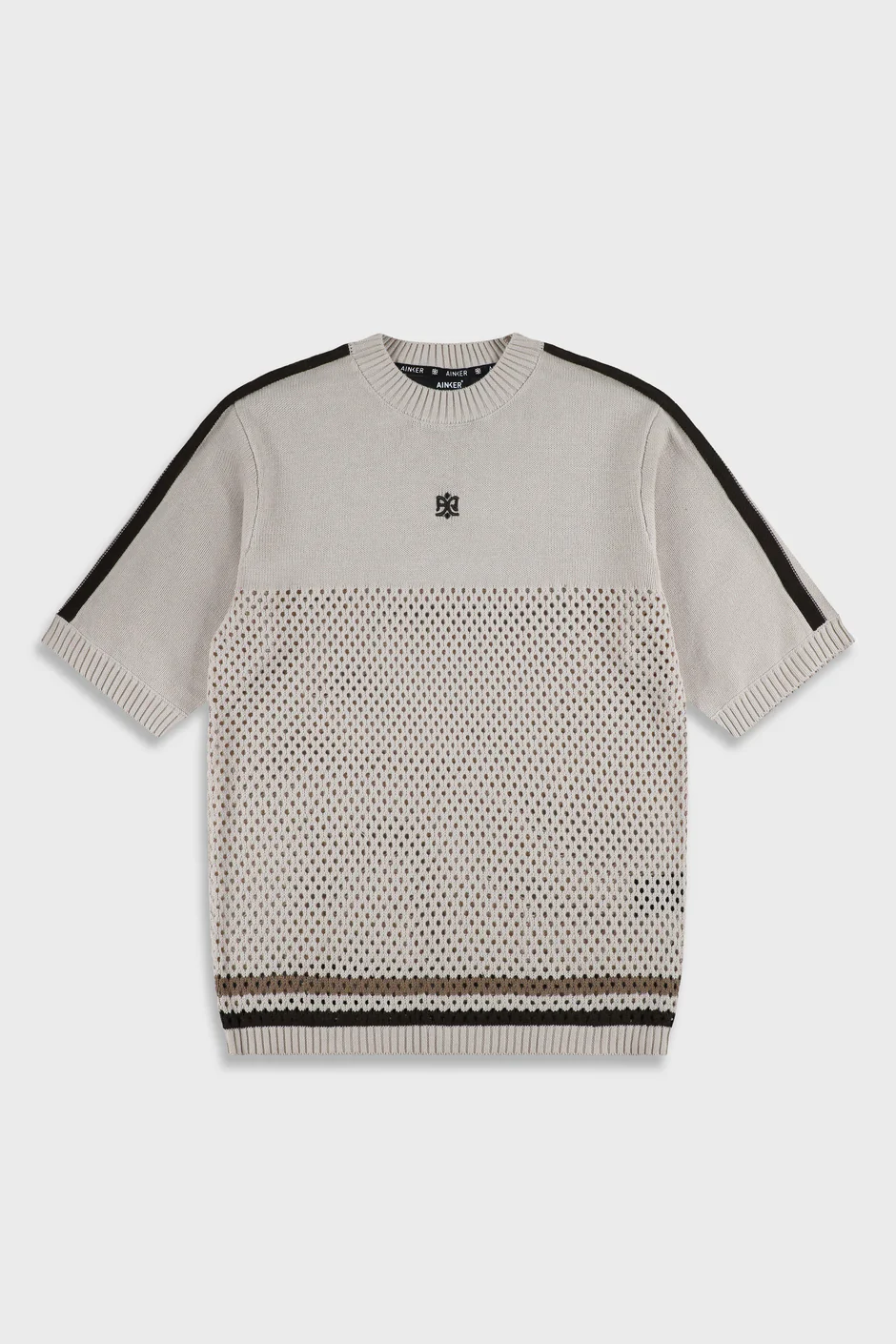 Ainker Off-White Mesh 804 T-Shirt