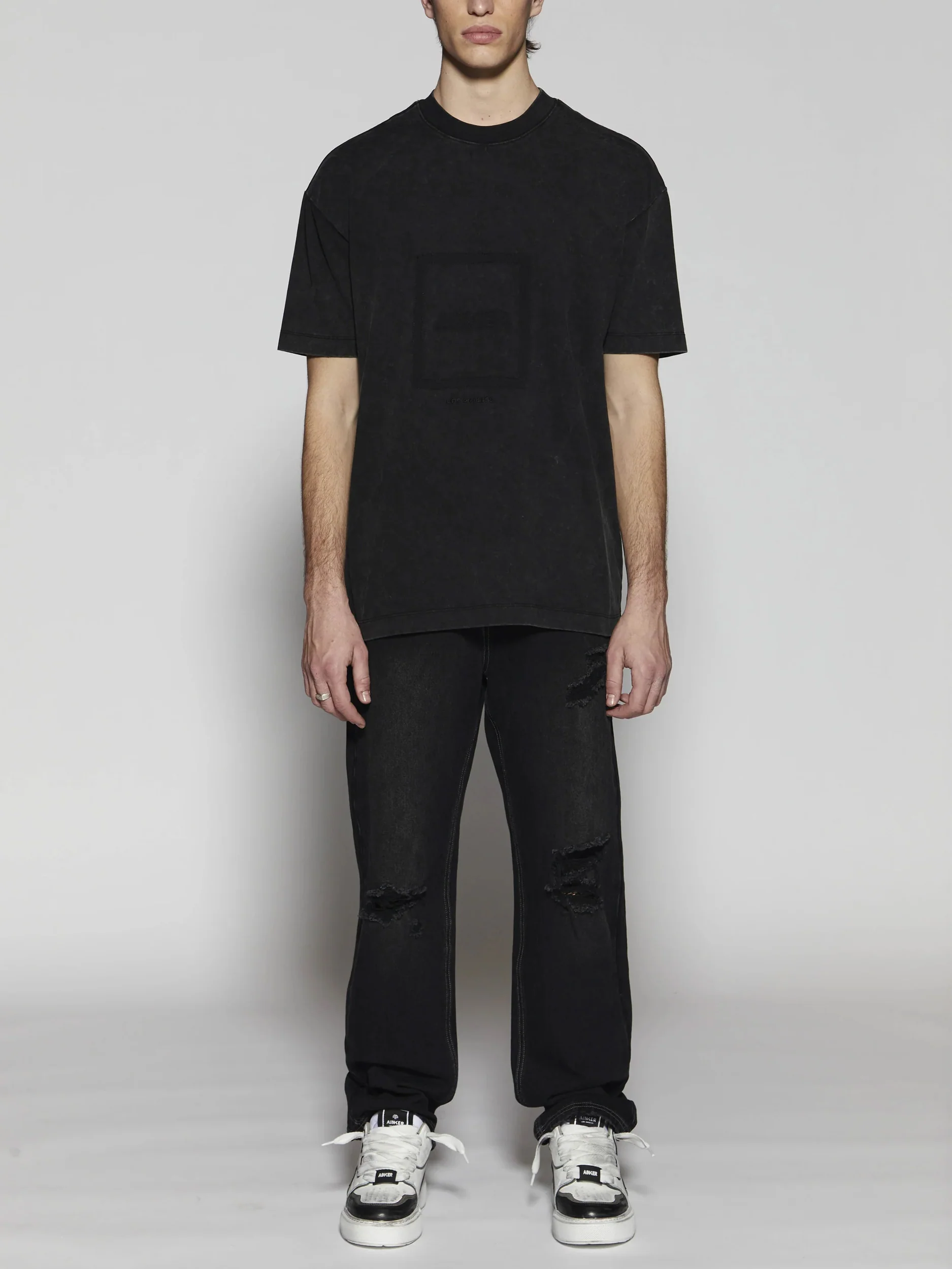 Ainker Rexford Black 382 Relax Fit Jeans - Image 3