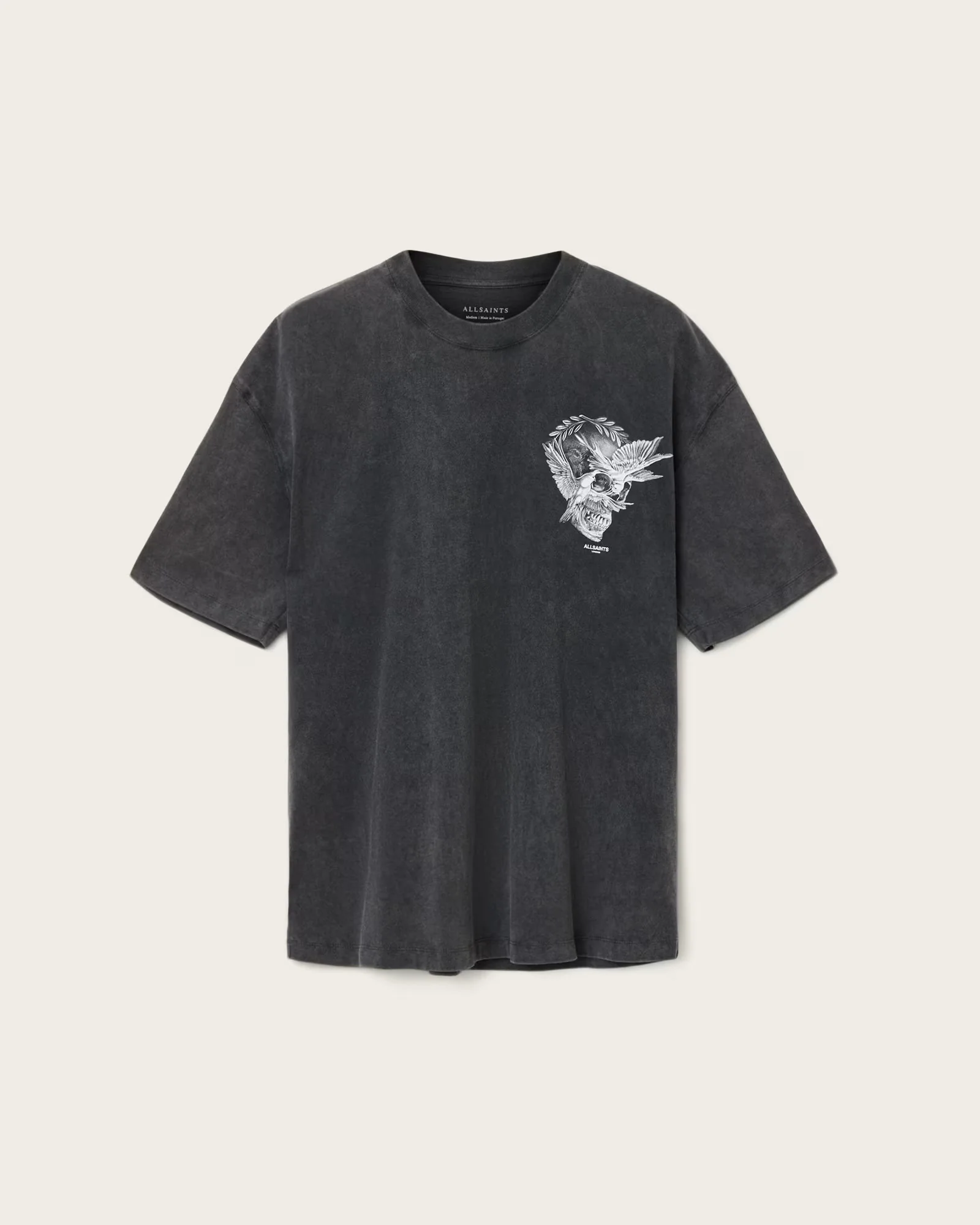 ALLSAINTS Mysteries Black T-Shirt M028PD-162 - Image 8