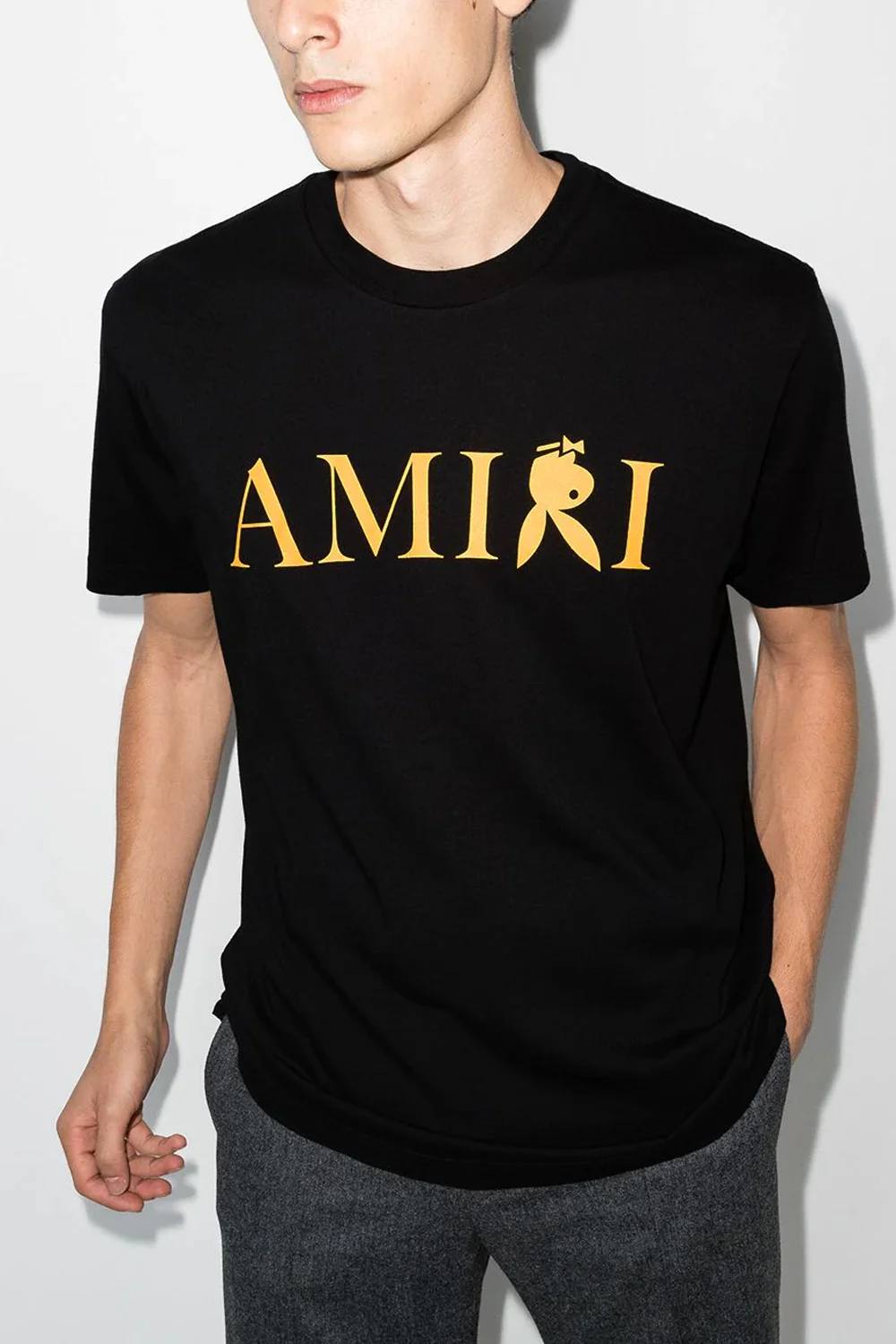 Amiri playboy black T-shirt - Image 2