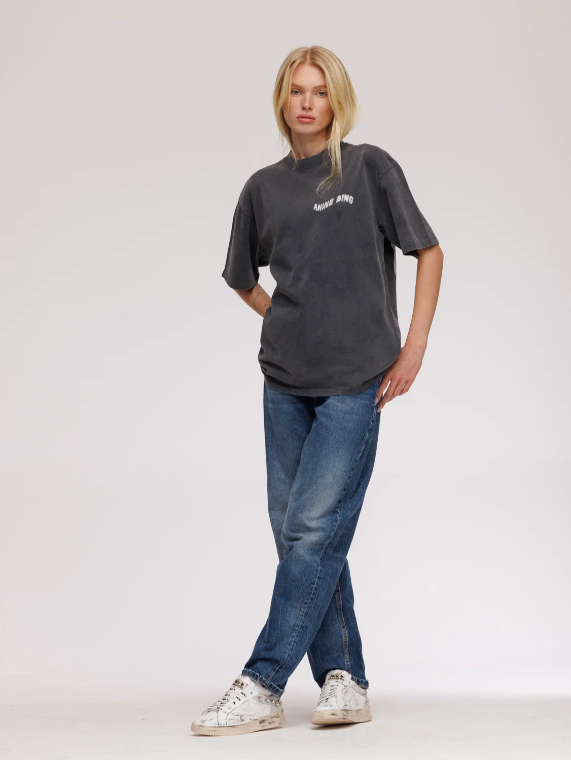 Anine Bing Logo Print T-Shirt - Image 2
