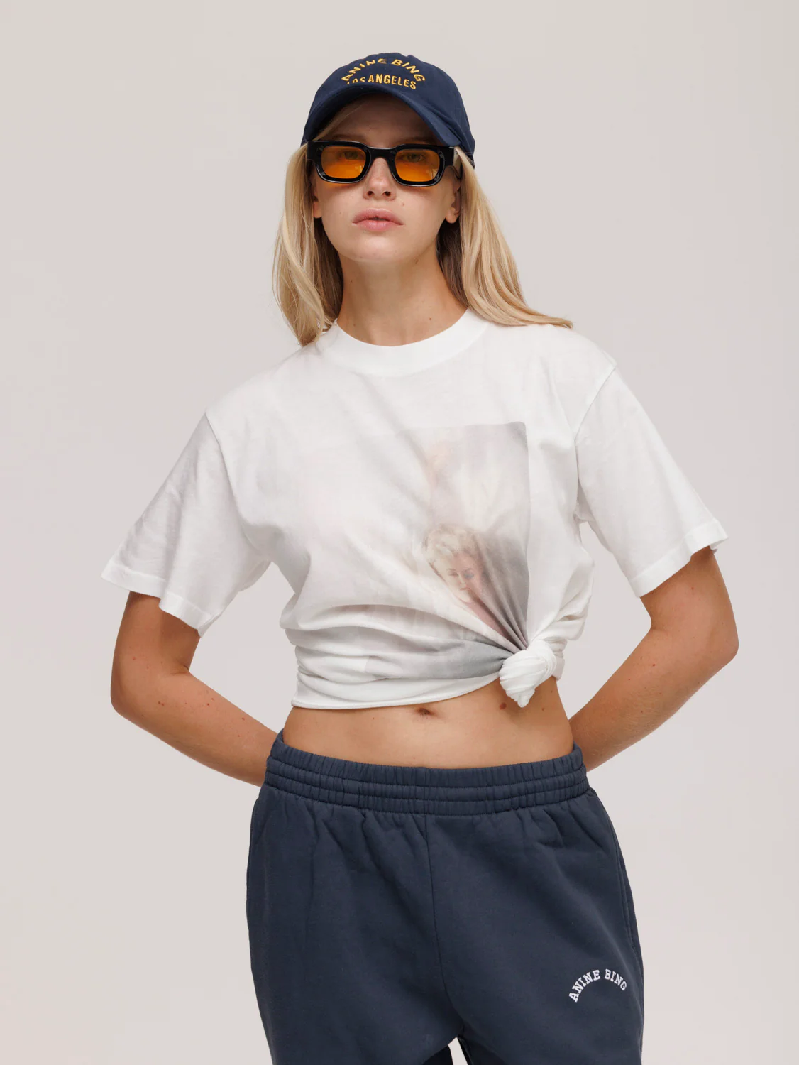 Anine Bing Logo Print T-Shirt