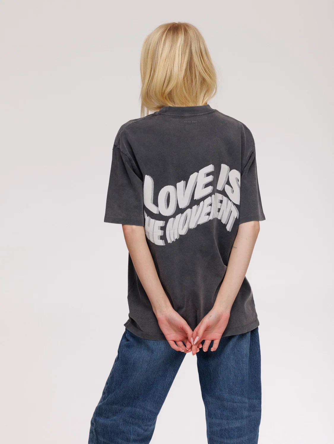 Anine Bing Logo Print T-Shirt - Image 4