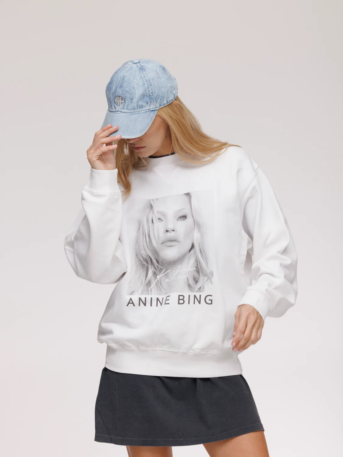 Ramona Sweatshirt Kate Moss Print Sweatshirt - Image 3