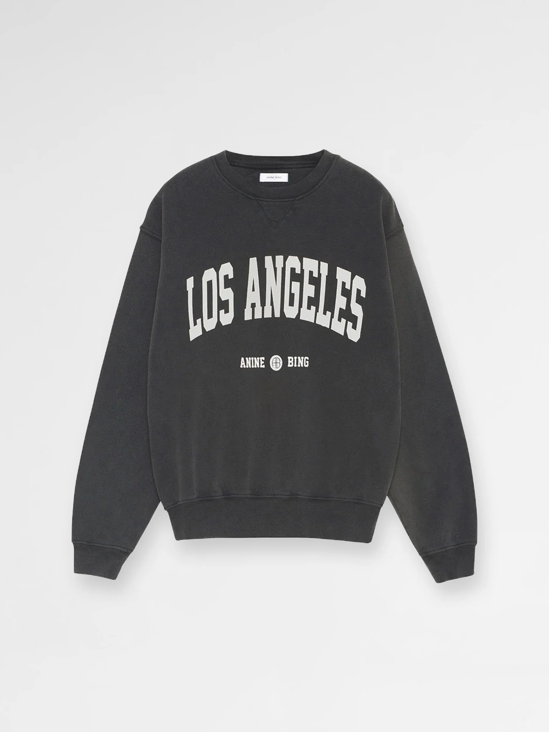 Anine Bing Ramona Sweatshirt Los Angeles - Washed Black - Image 4