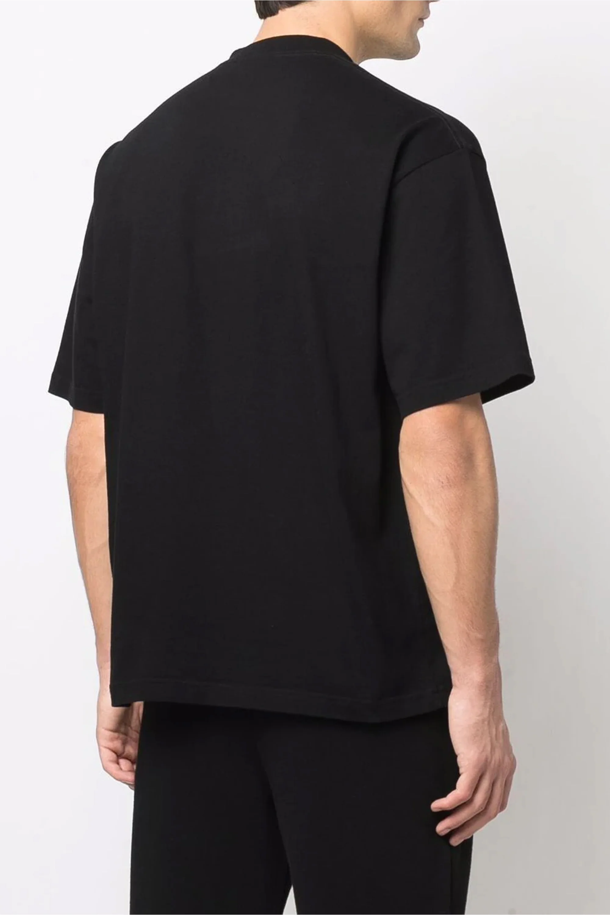 Balenciaga black graffiti-print cotton T-shirt - Image 4