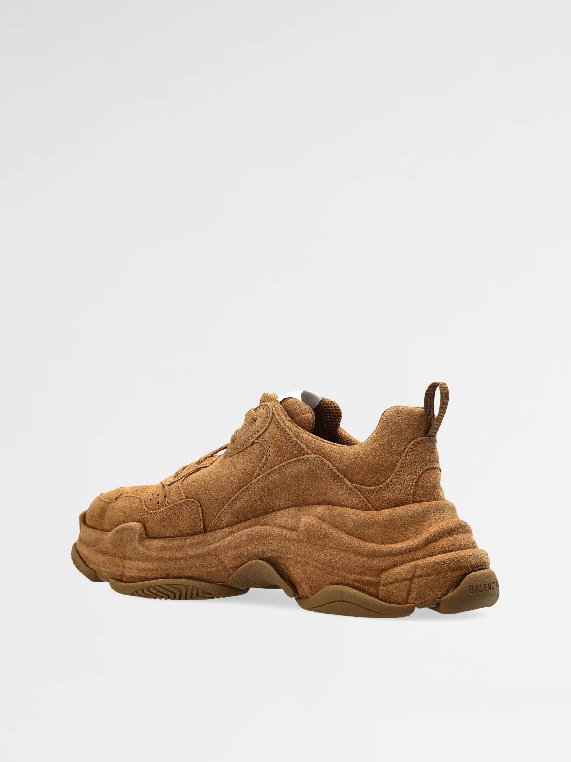 Balenciaga Brown Triple S Sneakers - Image 3