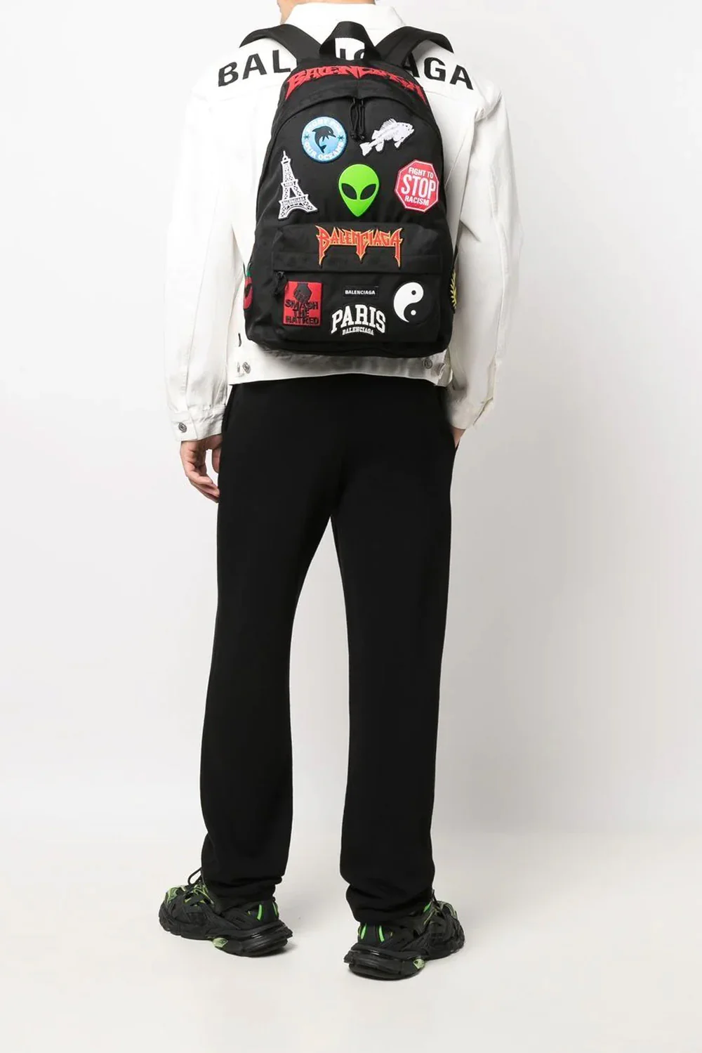 Balenciaga Explorer logo-patch backpack - Image 2