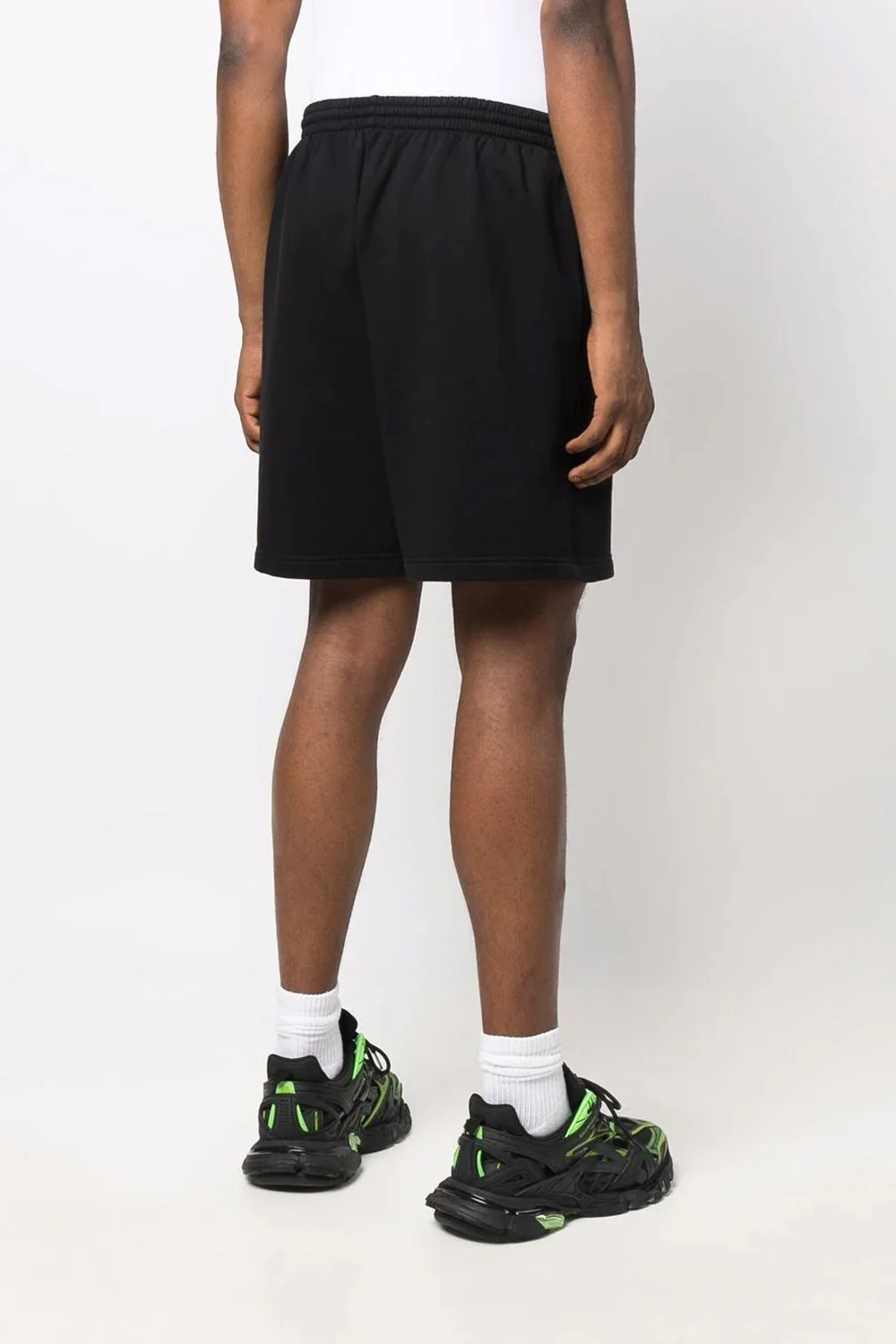 Balenciaga flared cotton track shorts - Image 4