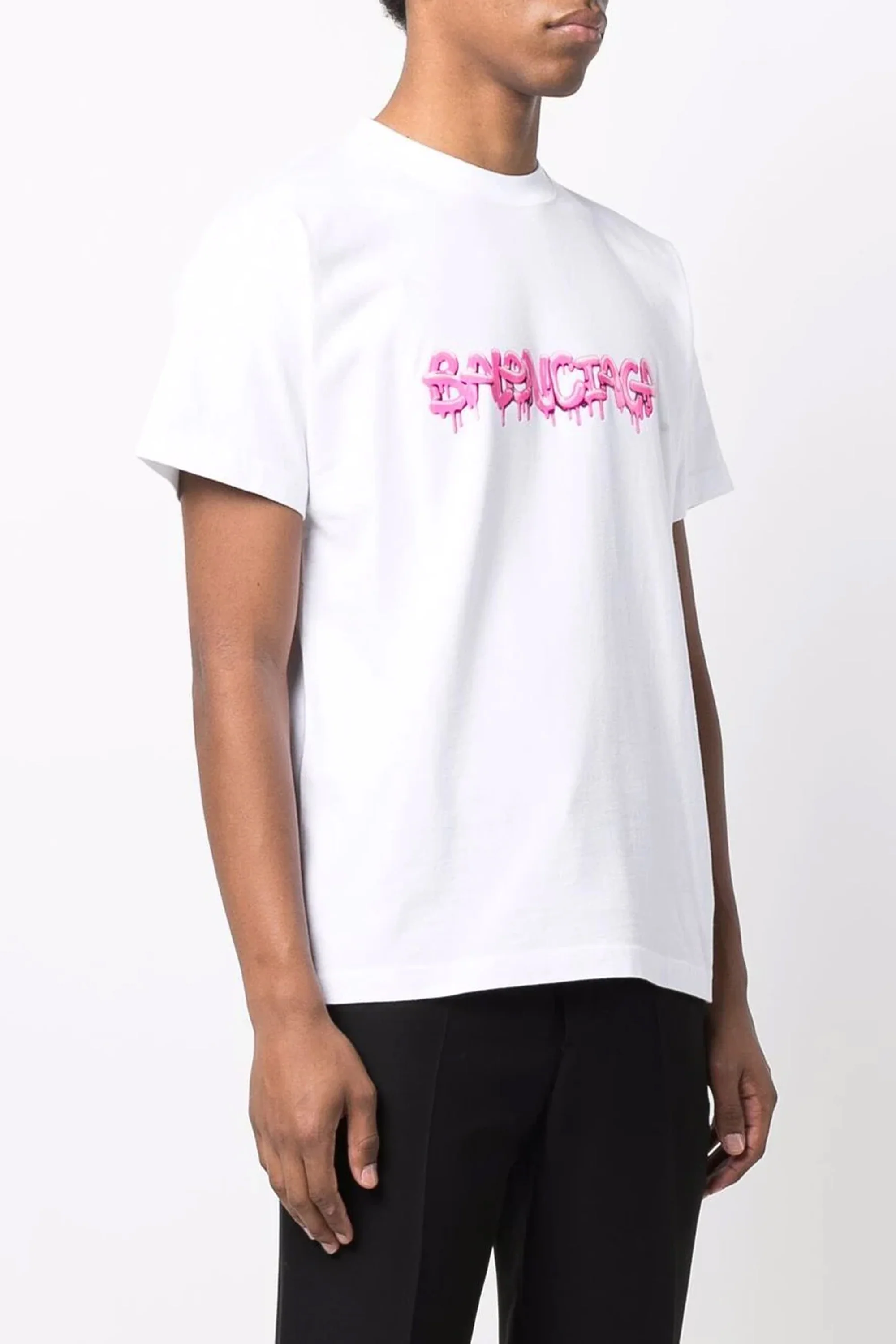 Balenciaga graffiti-print cotton T-shirt - Image 3