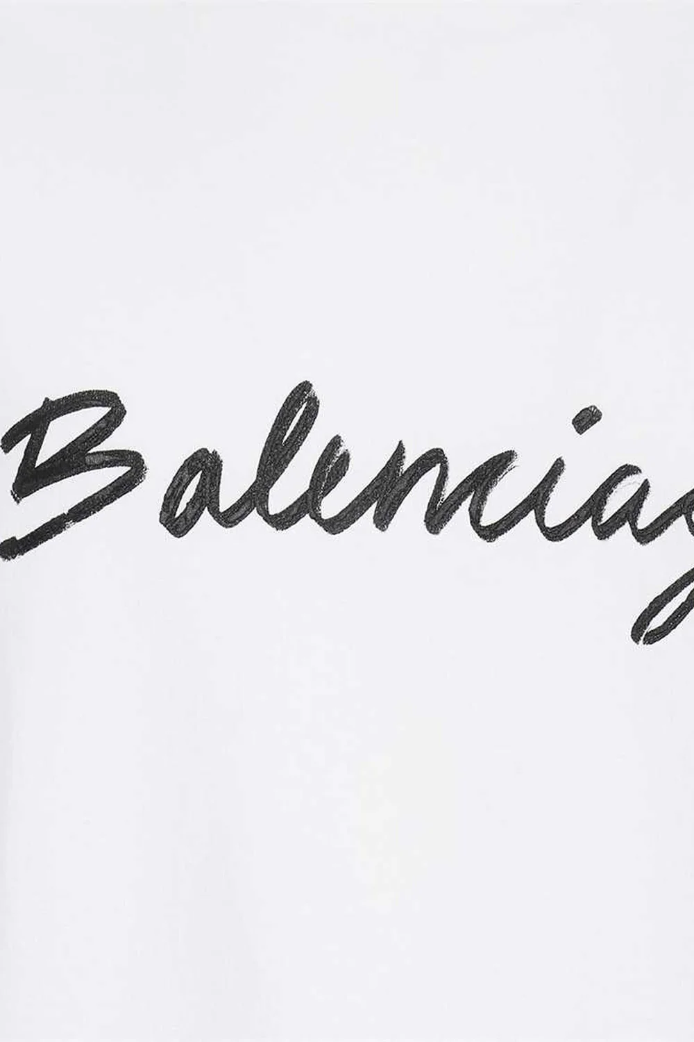 Balenciaga logo print distressed-finish T-shirt - Image 3