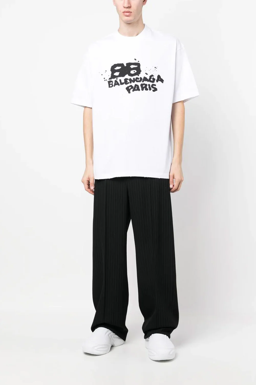 Balenciaga logo-print short-sleeve T-shirt - Image 3