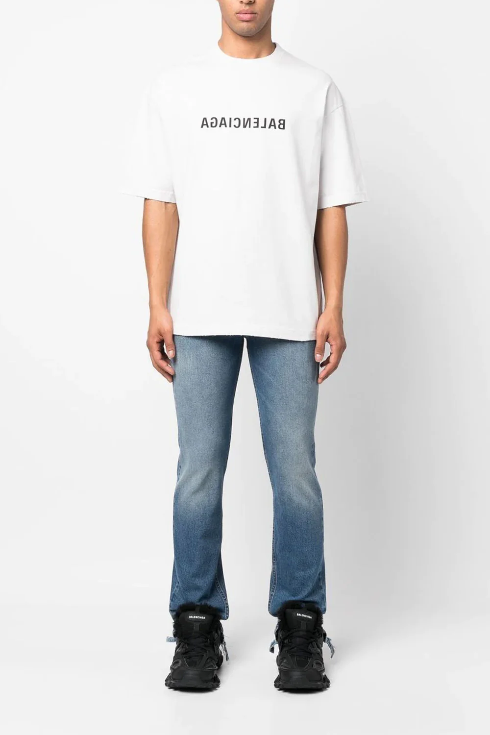 Balenciaga logo-print T-shirt - Image 3