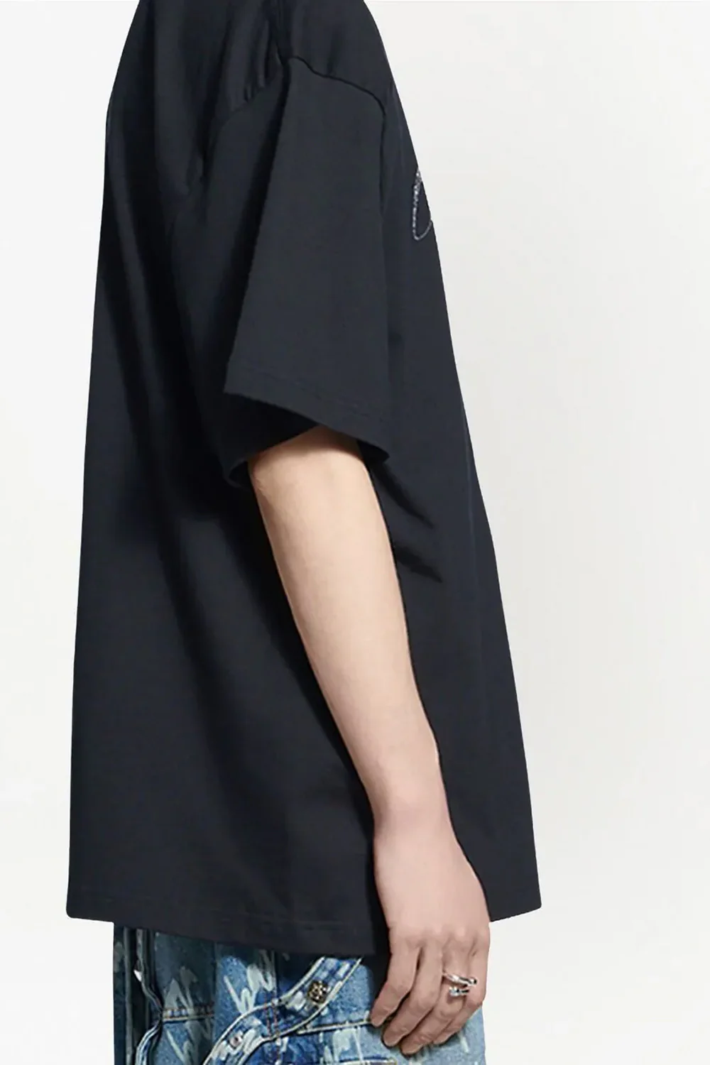 Balenciaga slogan-print T-shirt - Image 4