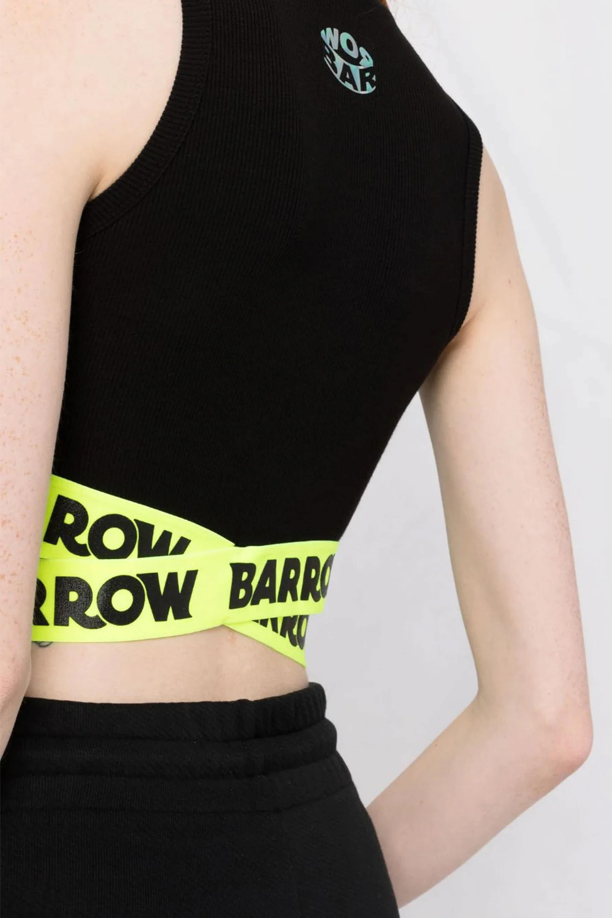 BARROW logo-tape cropped tank top - Image 3