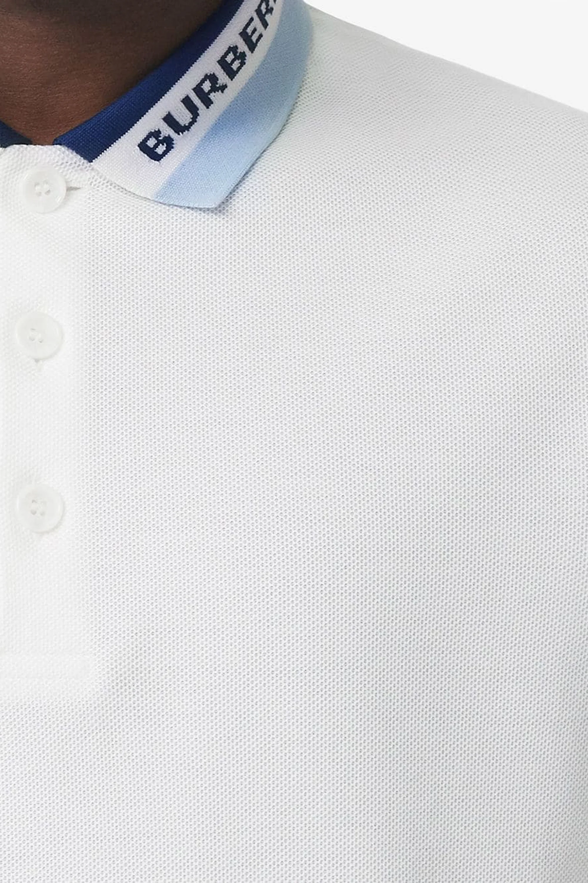 Burberry contrast-collar polo shirt - Image 3