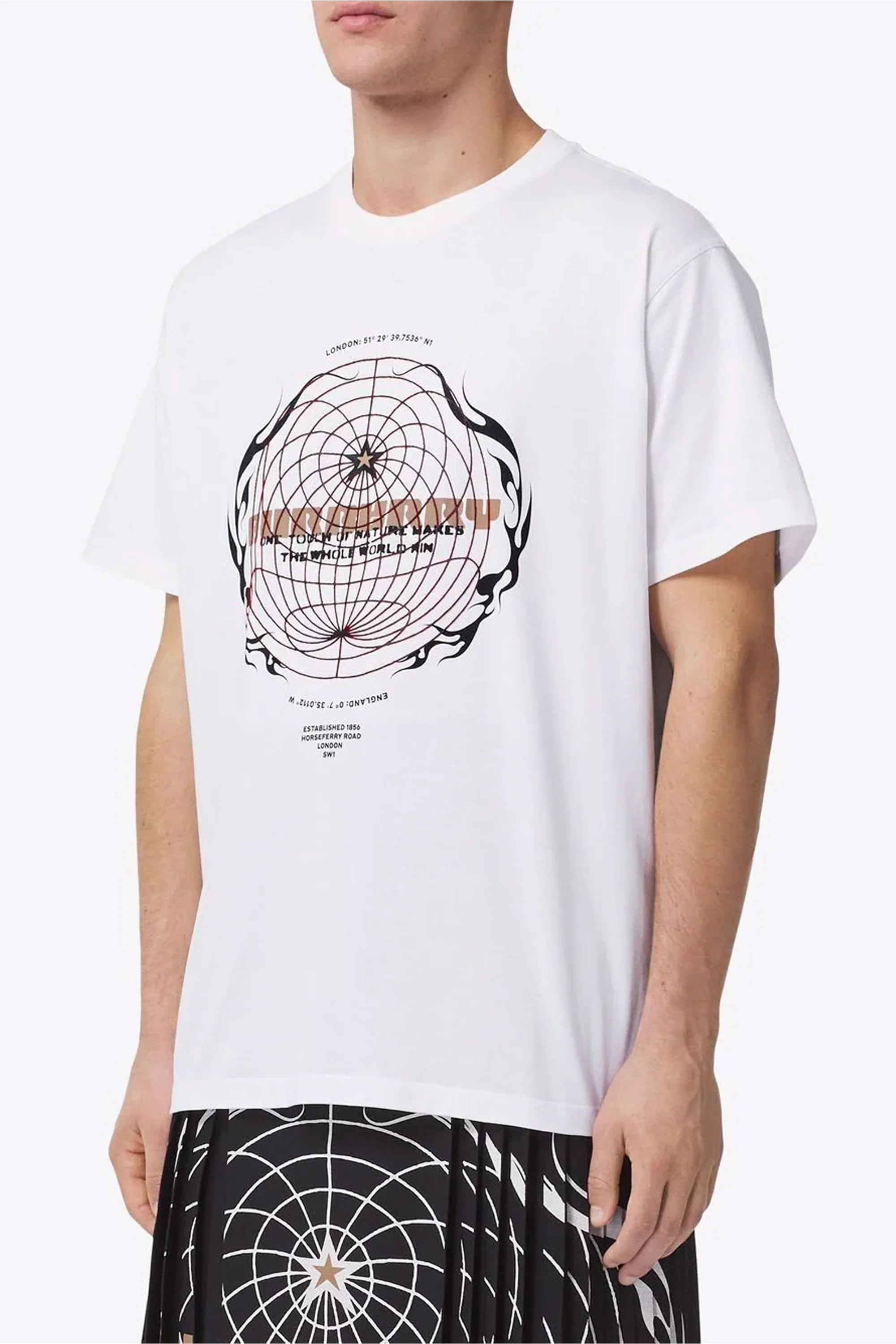 Burberry Globe-graphic T-shirt - Image 4