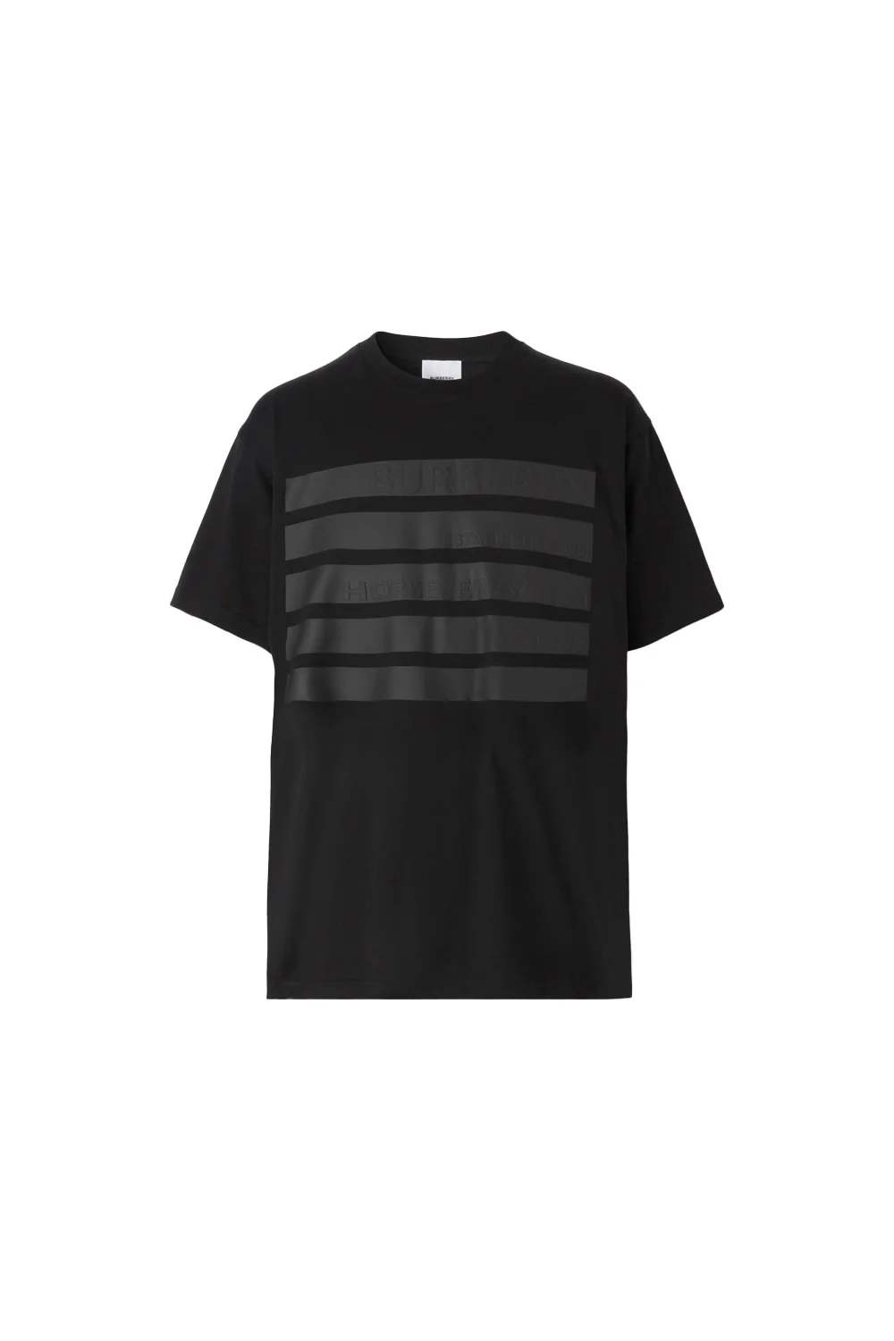 Burberry Horseferry Print Cotton Oversized T-shirt black