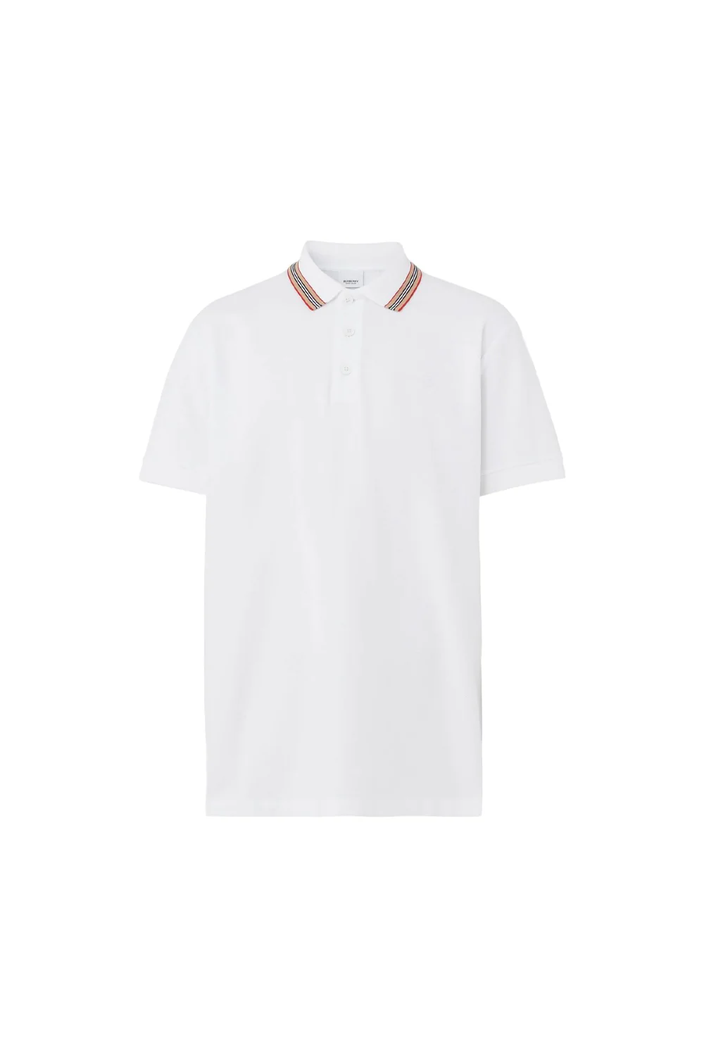 Burberry Icon Stripe cotton polo shirt white - Image 2