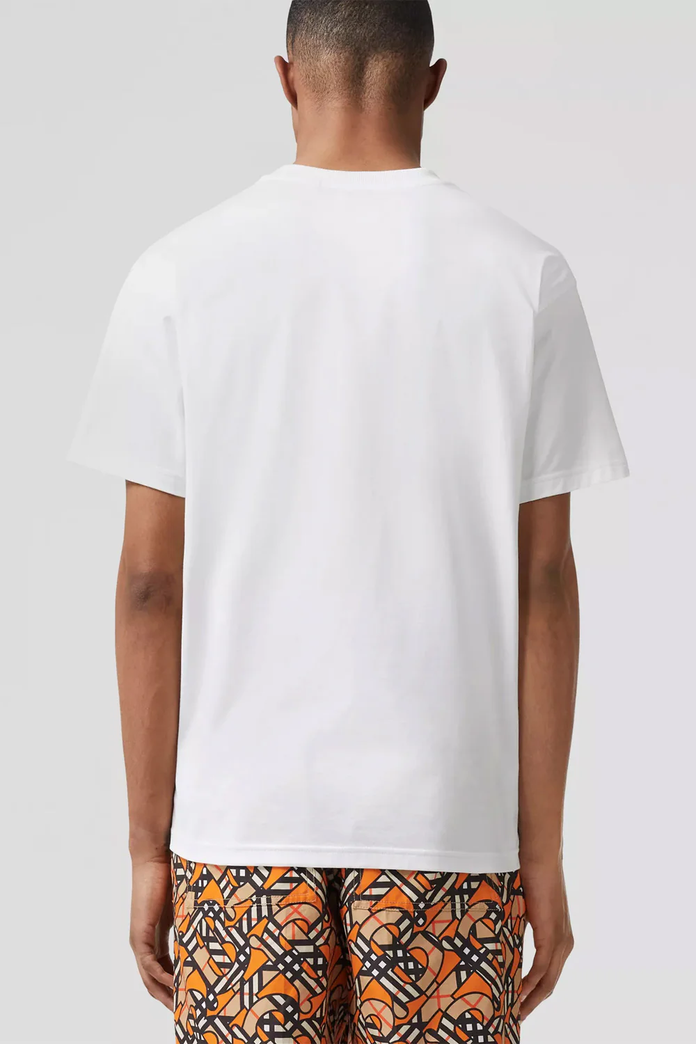 Burberry Logo Appliqué Cotton Oversized T-shirt - Image 4