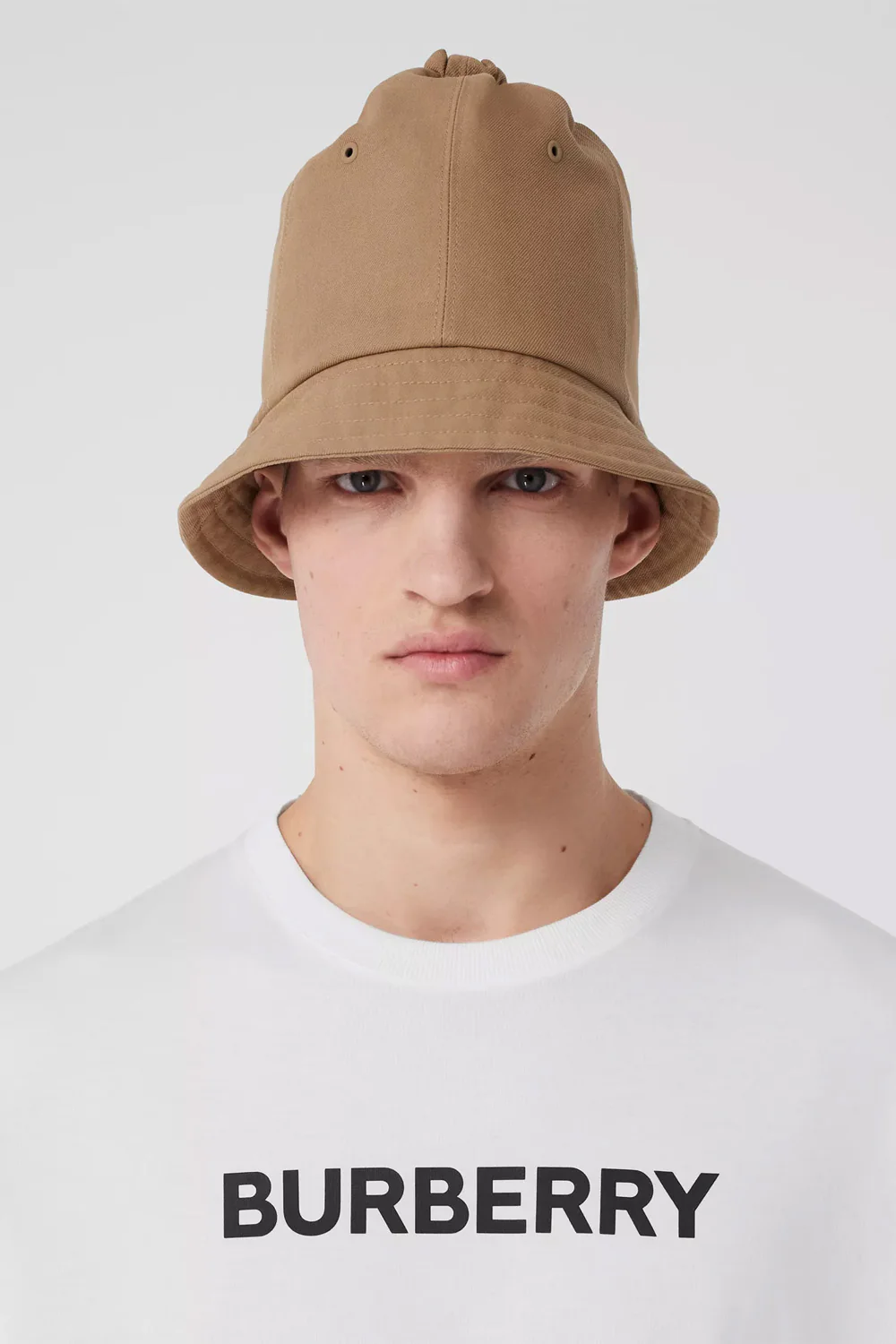 Burberry Logo Print Cotton Oversized T-shirt - Image 4