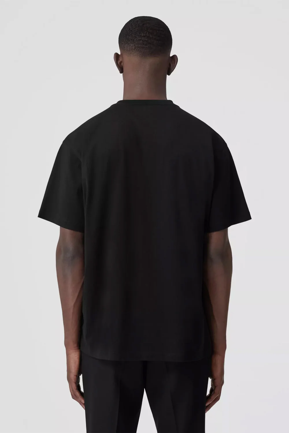 Burberry Logo Print Cotton Oversized T-shirt black - Image 5