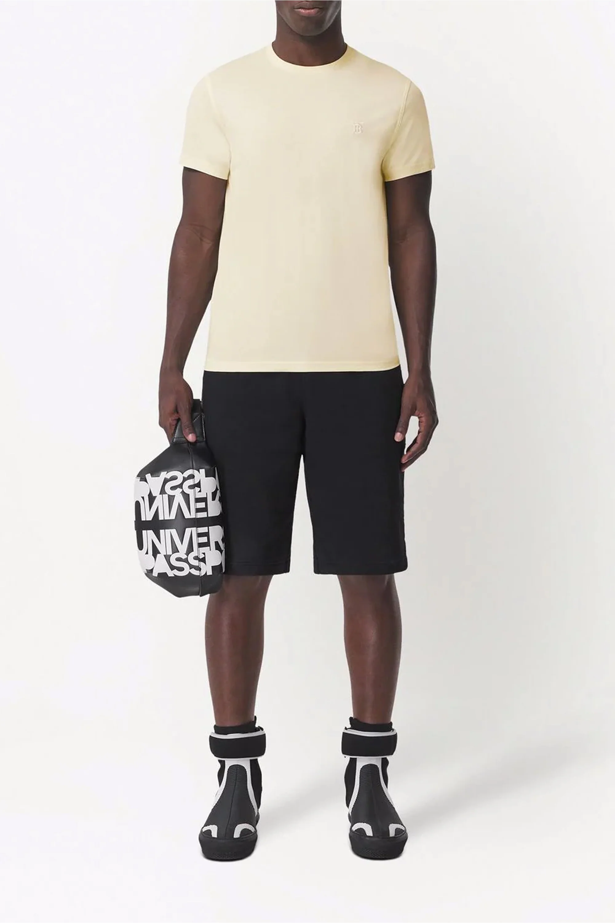 Burberry monogram embroidered T-shirt - Image 3