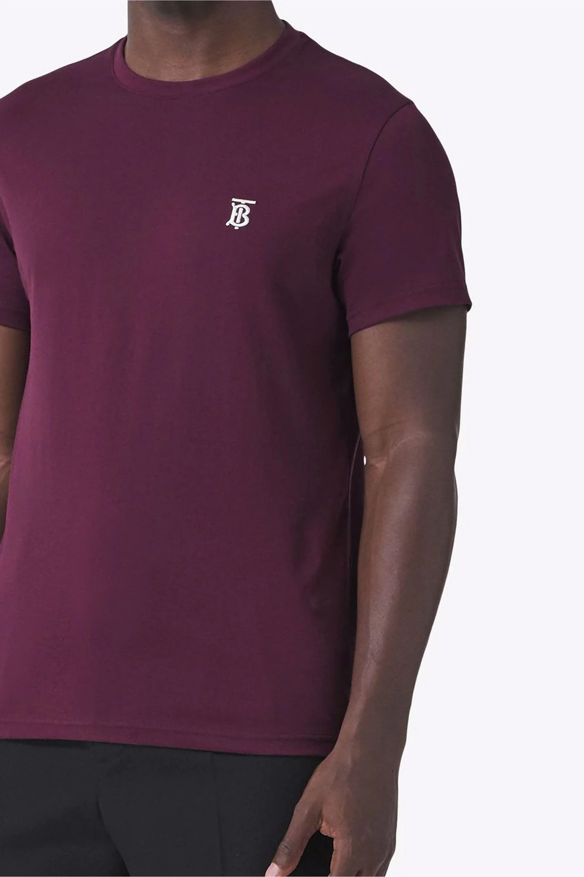 Burberry monogram embroidered T-shirt - Image 2