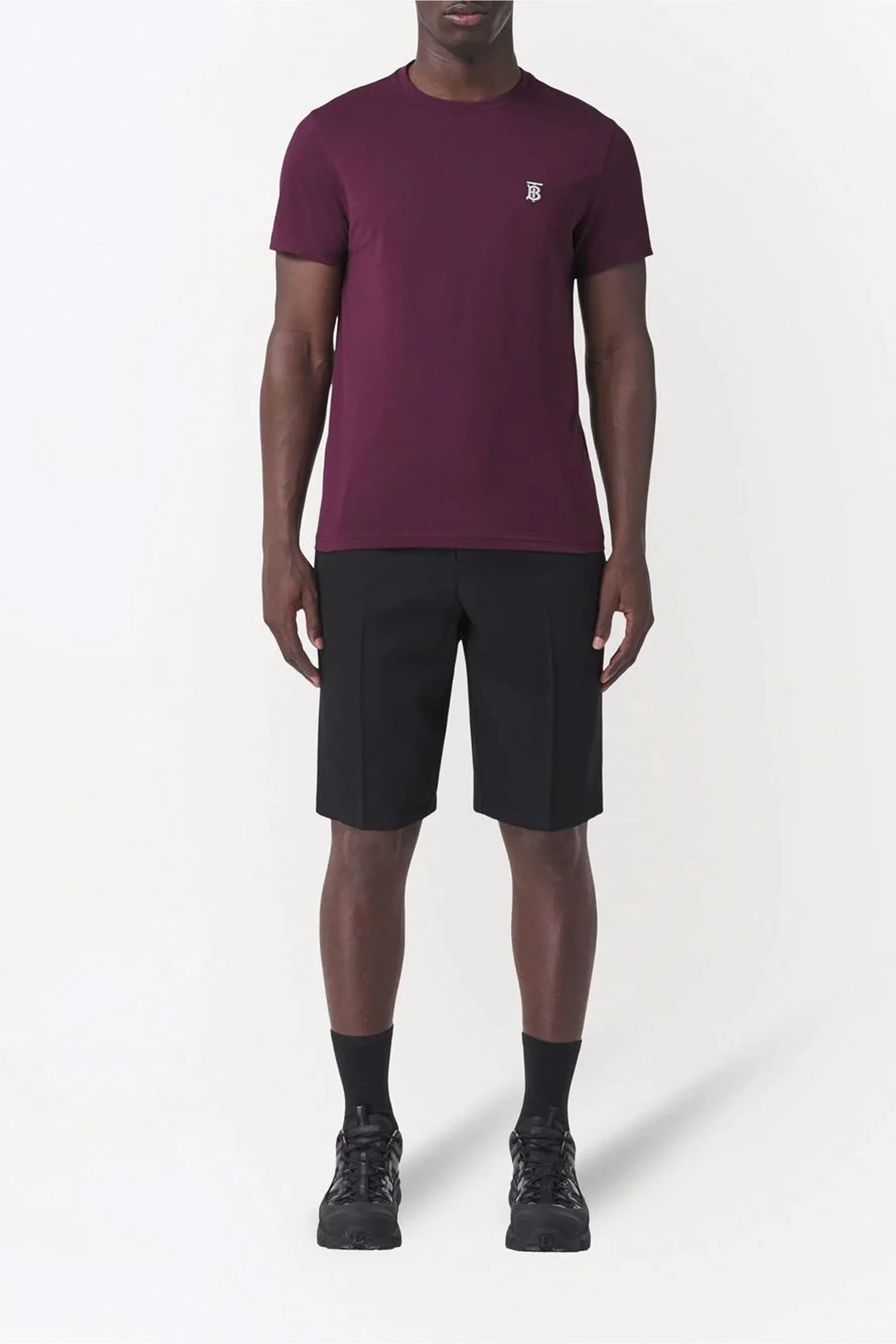 Burberry monogram embroidered T-shirt - Image 3