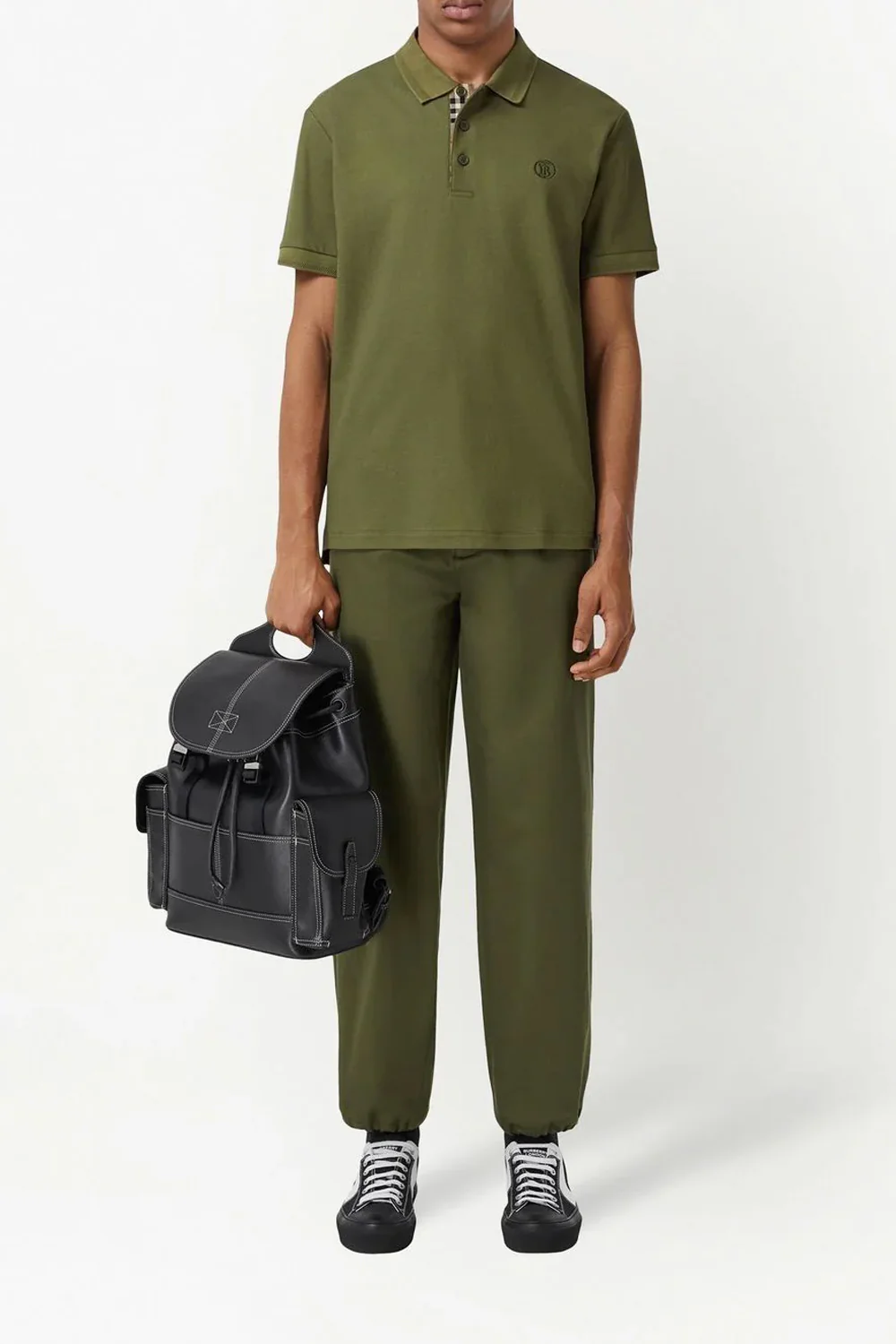 Burberry Monogram motif cotton-piqué polo shirt - Image 4