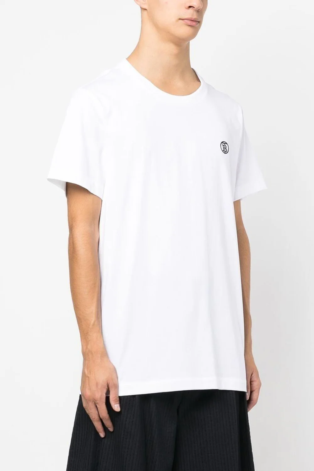 Burberry Monogram Motif Cotton T-shirt white - Image 3