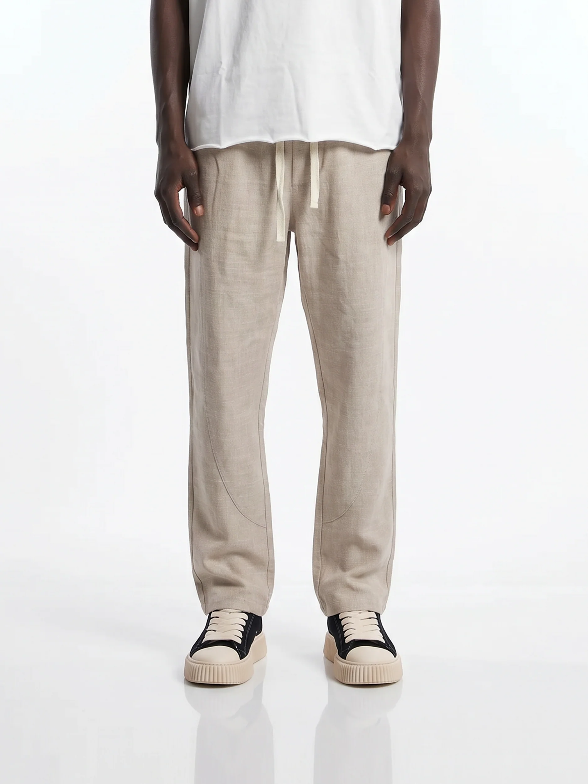 CREW MILANO Linen Beige - Bruno Pants