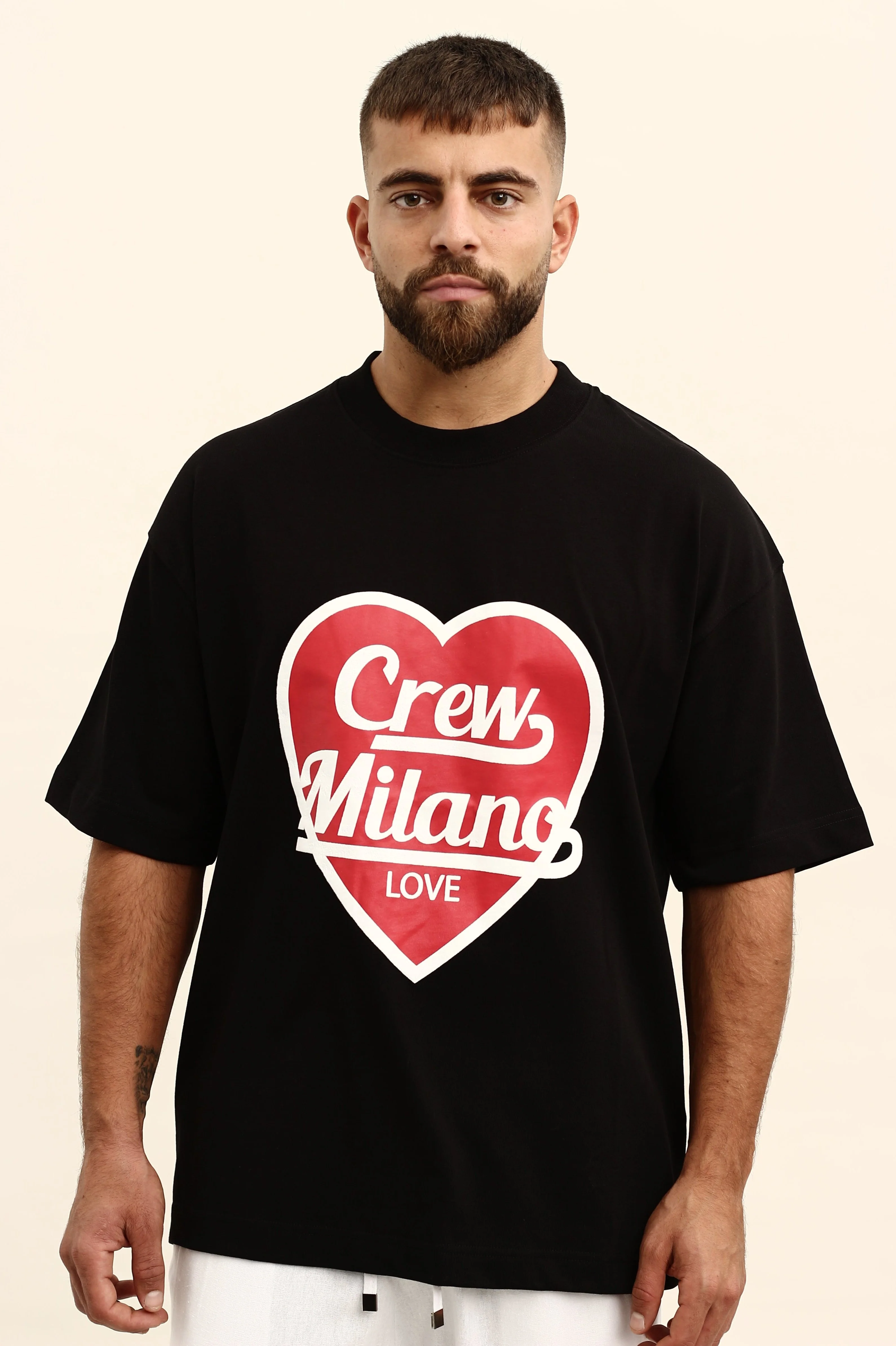 CREW Milano LOVE Oversized T-Shirt - Image 3