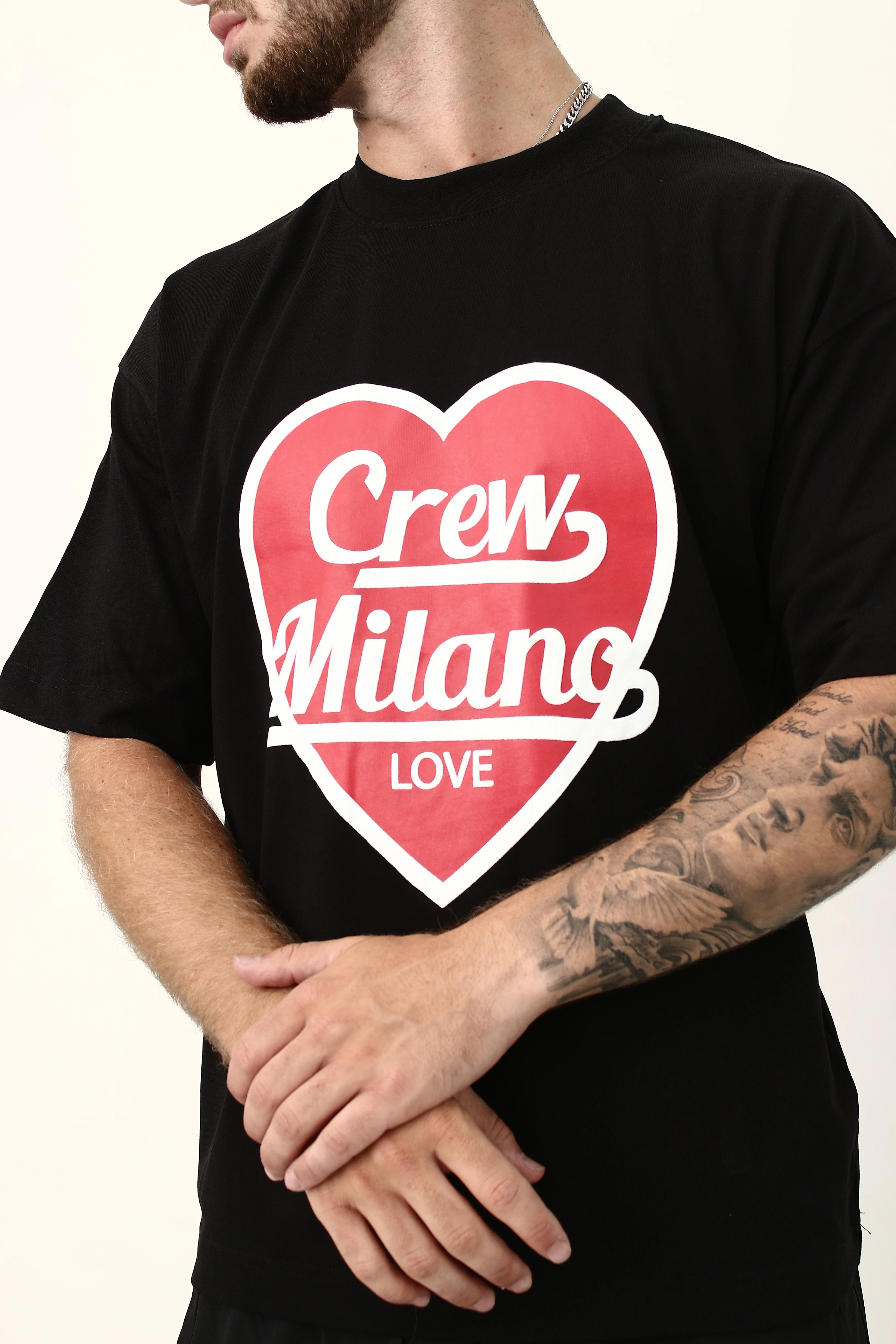CREW Milano LOVE Oversized T-Shirt - Image 4