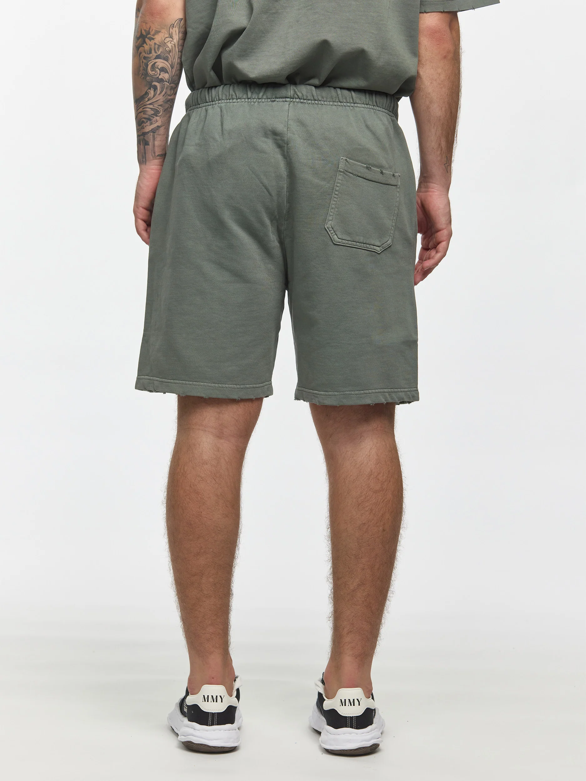 CREW Milano Oversize Set T-Shirt/Pants Green Khaki - Image 6