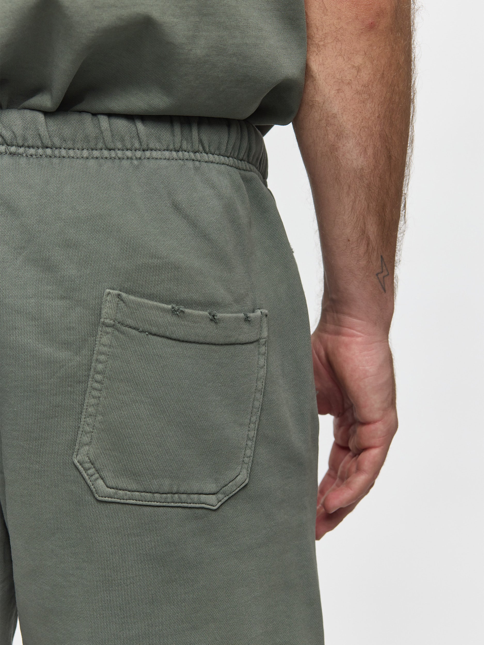 CREW Milano Oversize Set T-Shirt/Pants Green Khaki - Image 7