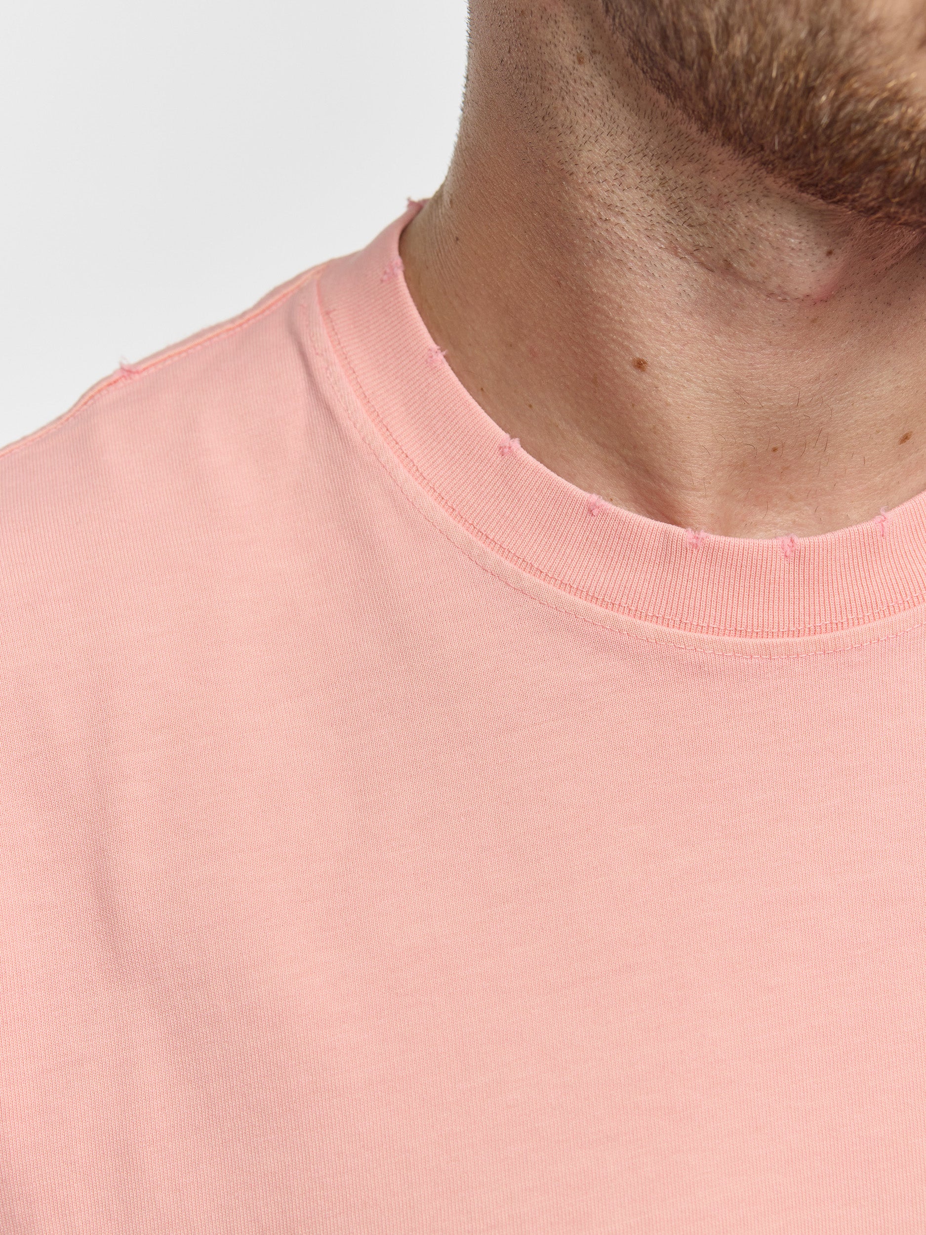 CREW Milano Oversize Set T-Shirt/Pants Peach - Image 3