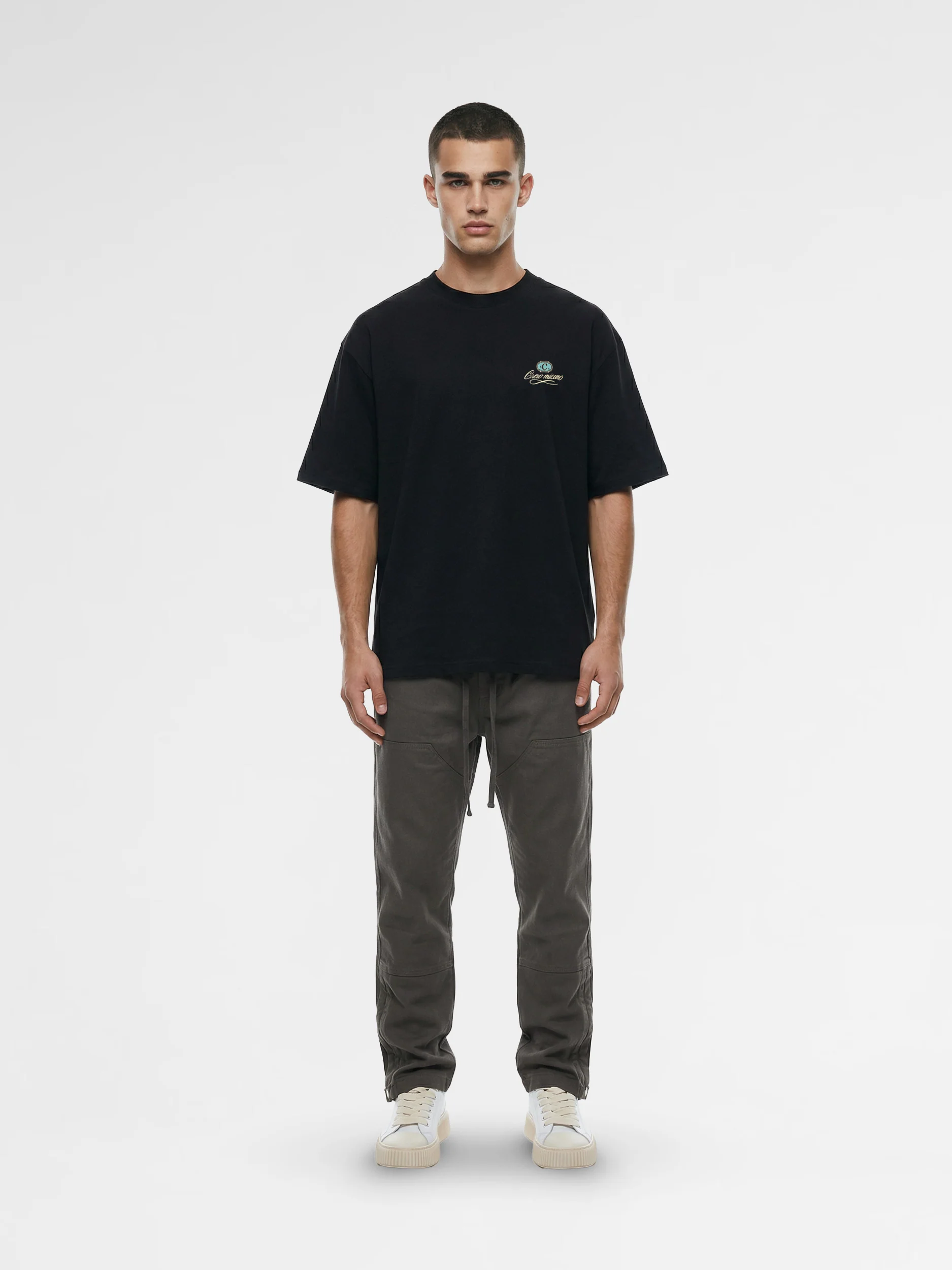 CREW Milano Oversized T-Shirt Logo Print - Image 3