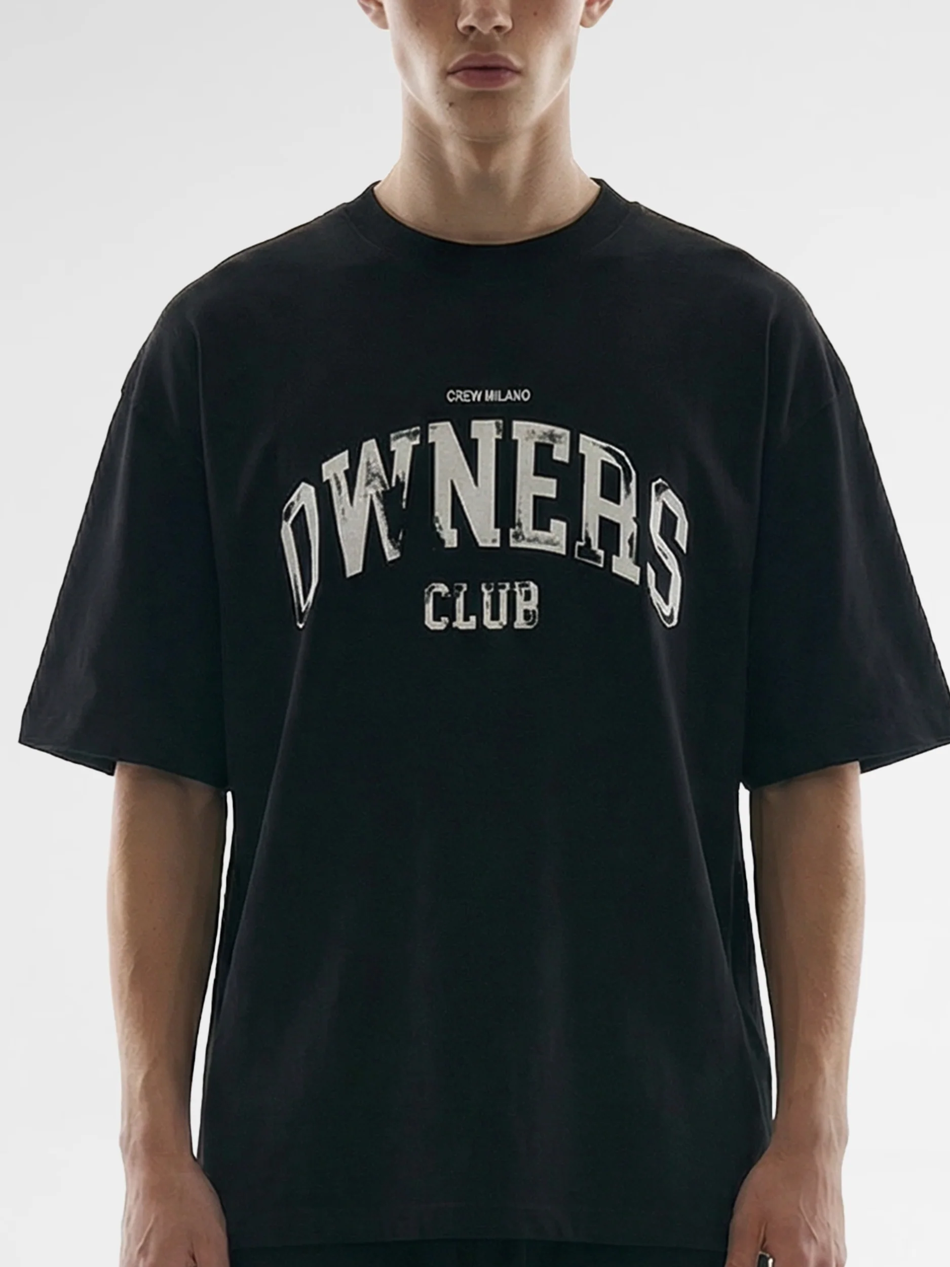 CREW Milano Oversized T-Shirt Logo Print - Image 2