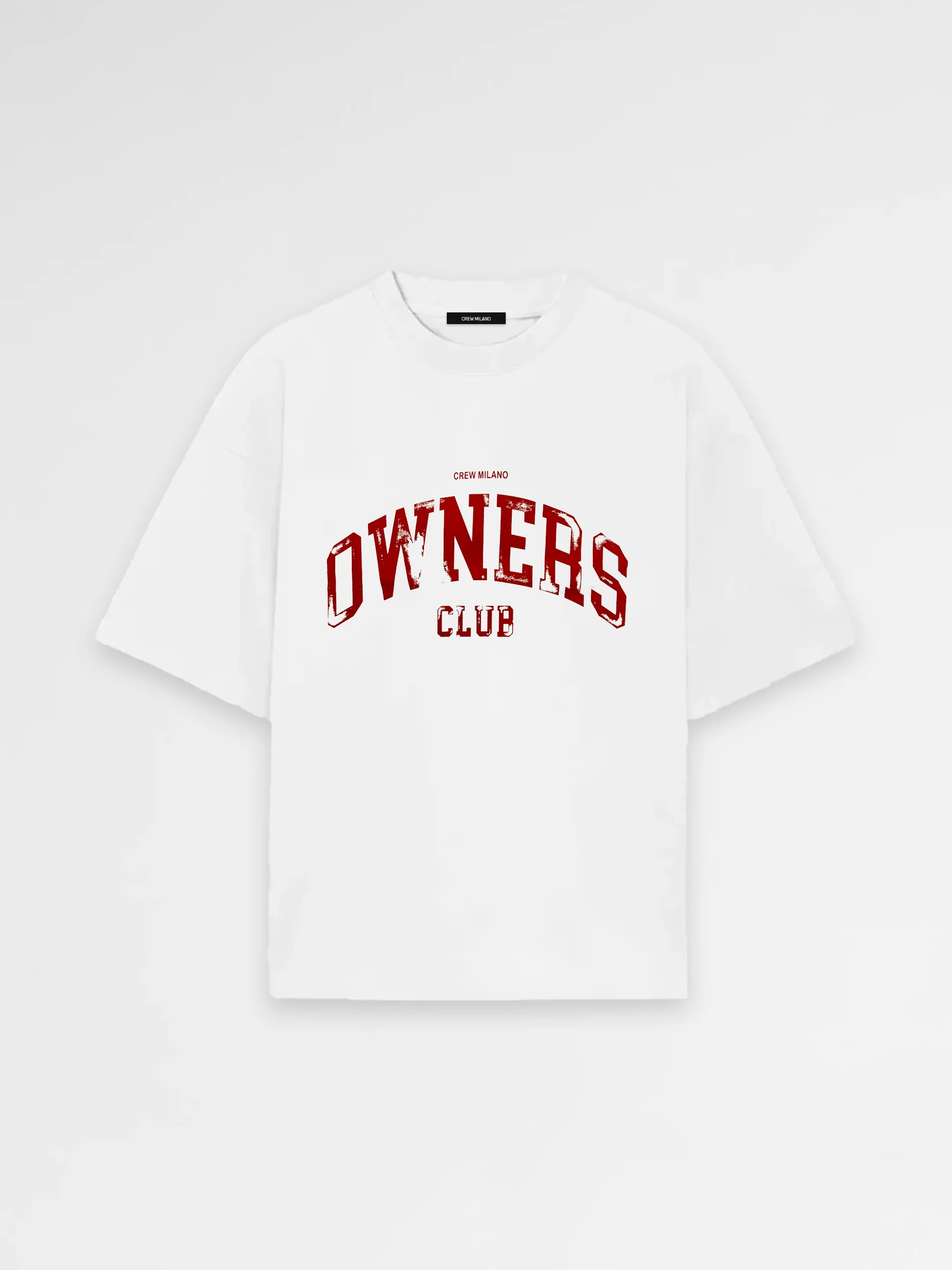 CREW Milano Oversized T-Shirt Logo Print - Image 4
