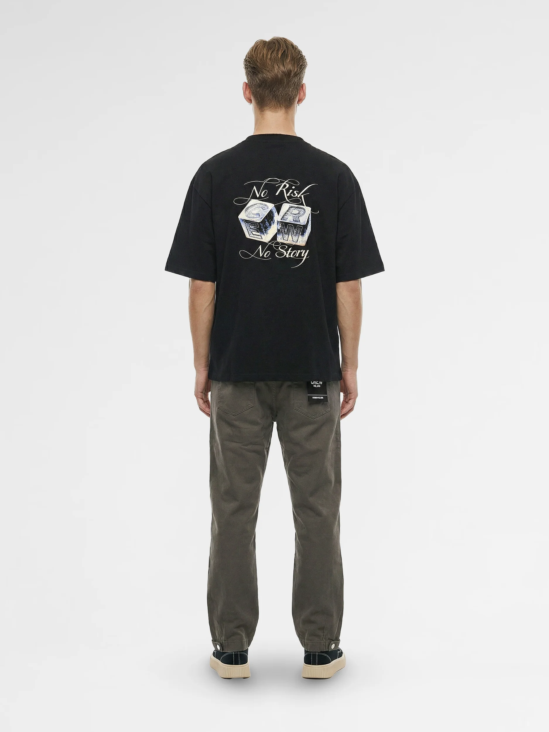 CREW Milano Oversized T-Shirt Logo Print - Image 2