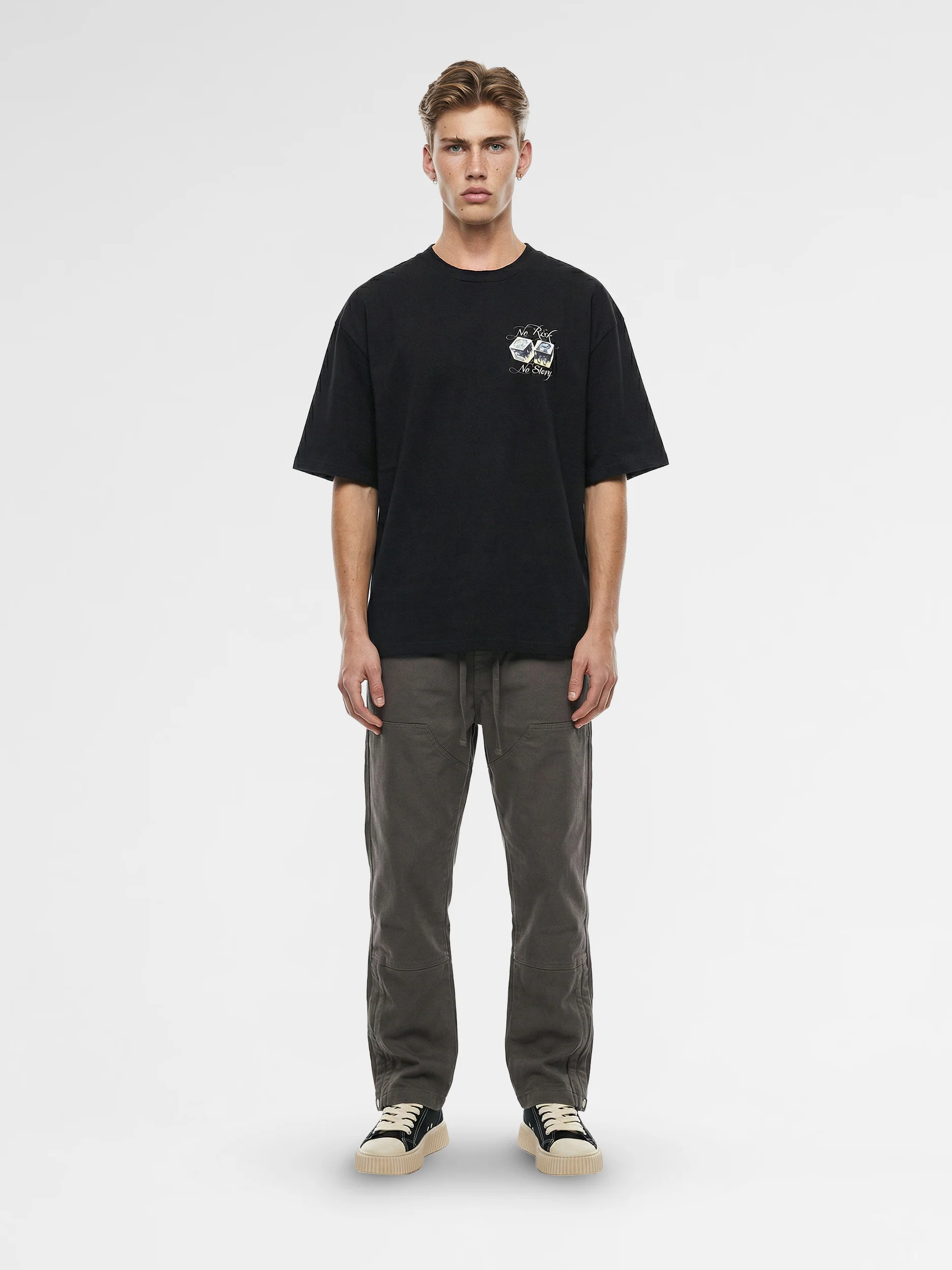 CREW Milano Oversized T-Shirt Logo Print - Image 3