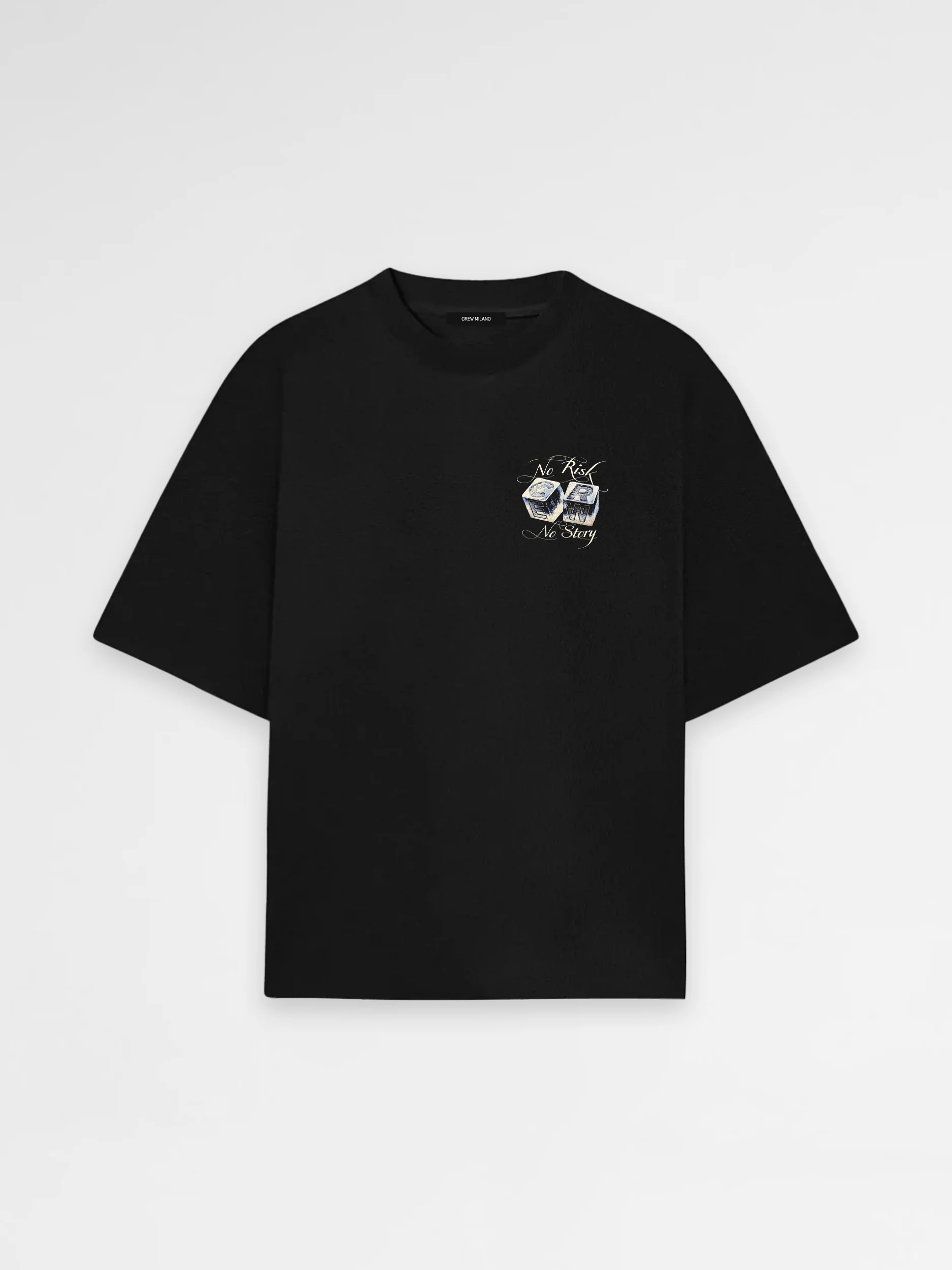 CREW Milano Oversized T-Shirt Logo Print - Image 4
