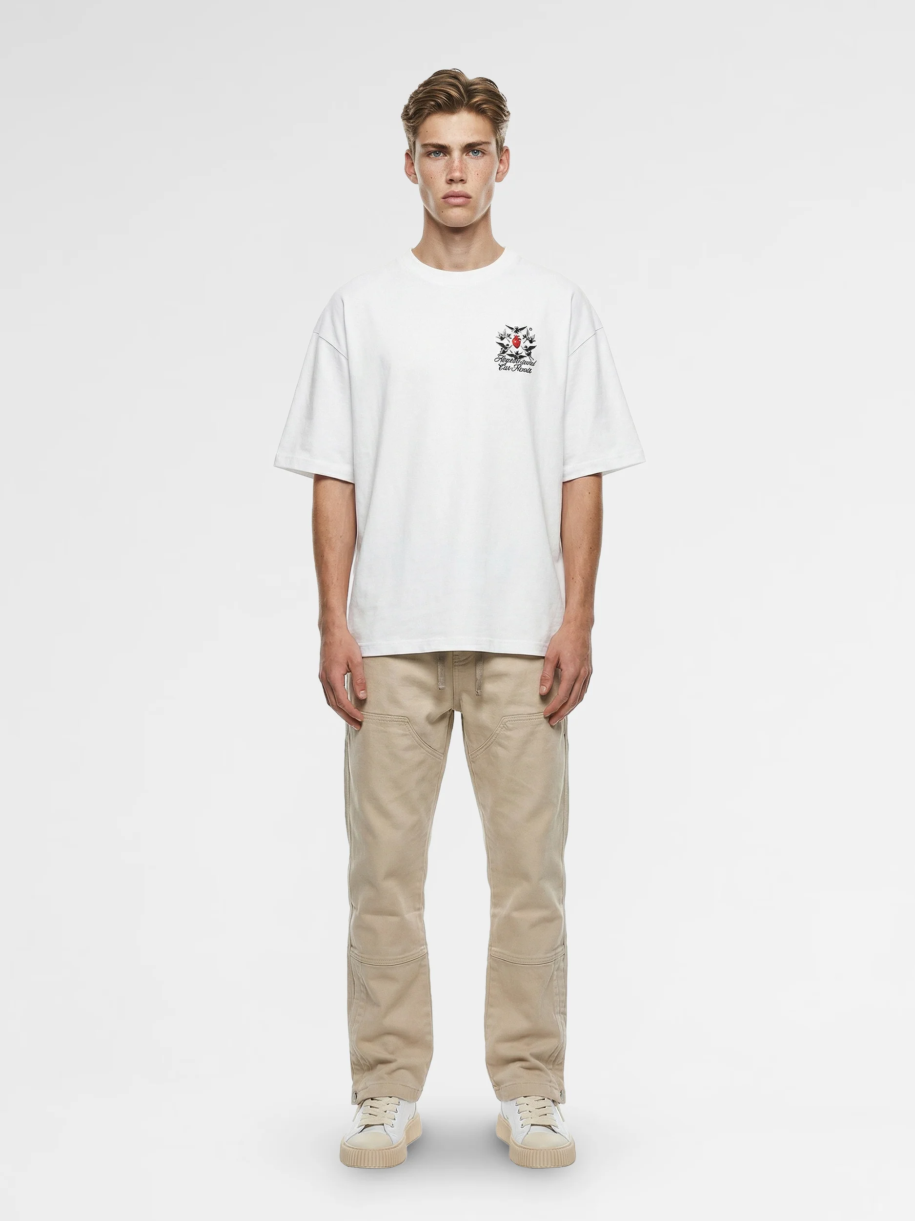 CREW Milano Oversized T-Shirt Logo Print - Image 4
