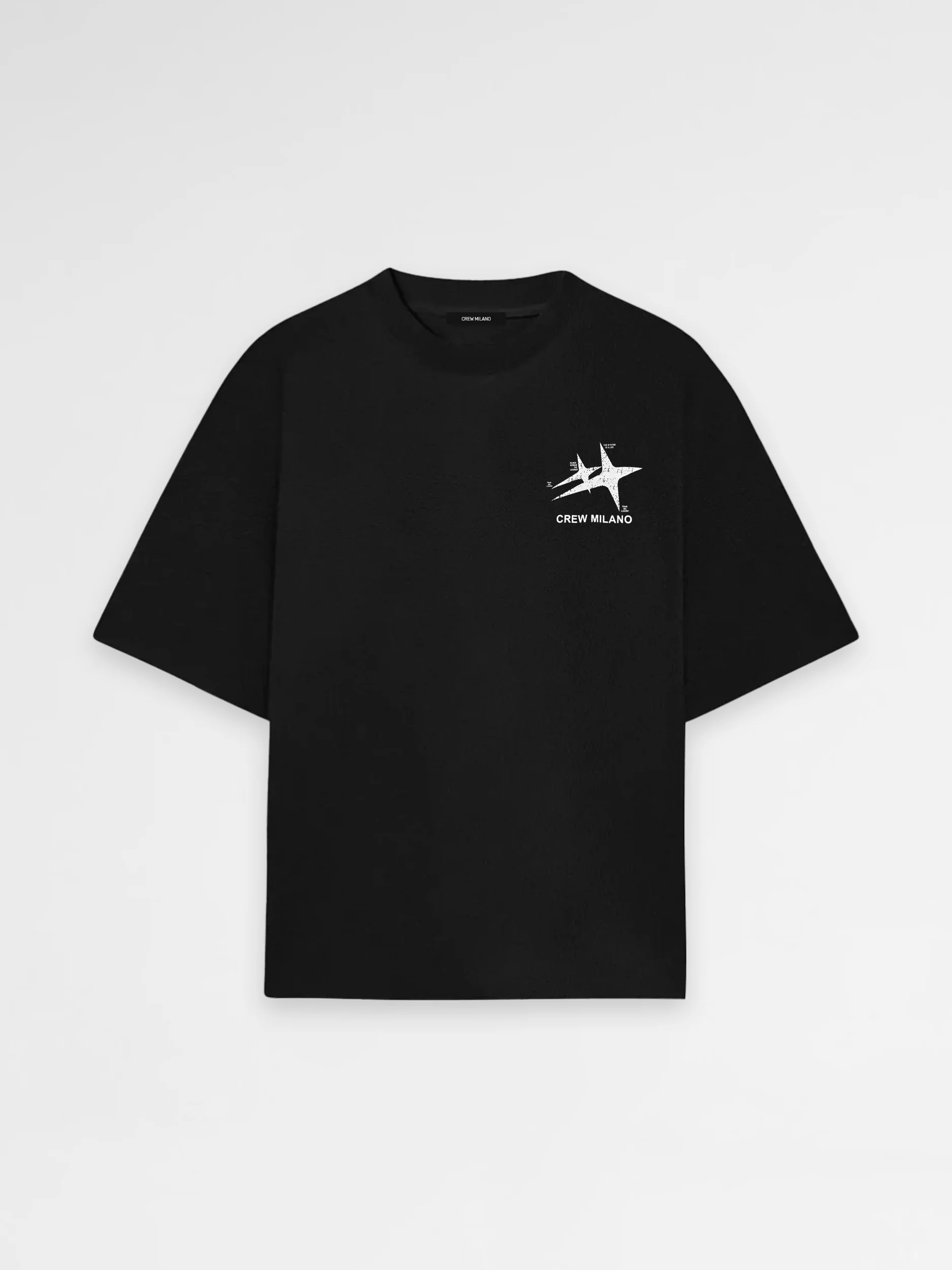 CREW Milano Oversized T-Shirt Logo Print - Image 4