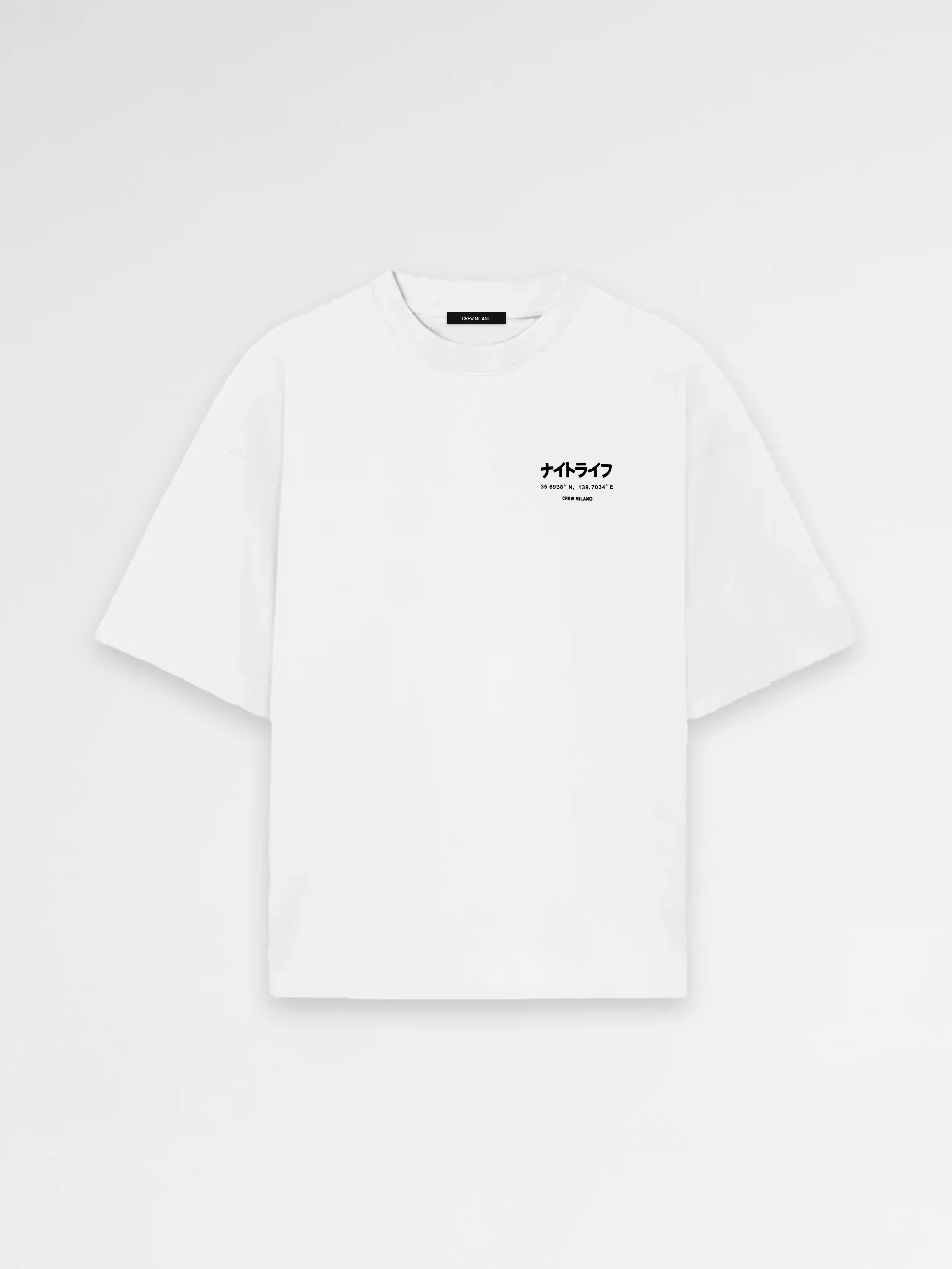 CREW Milano Oversized T-Shirt Logo Print - Image 5