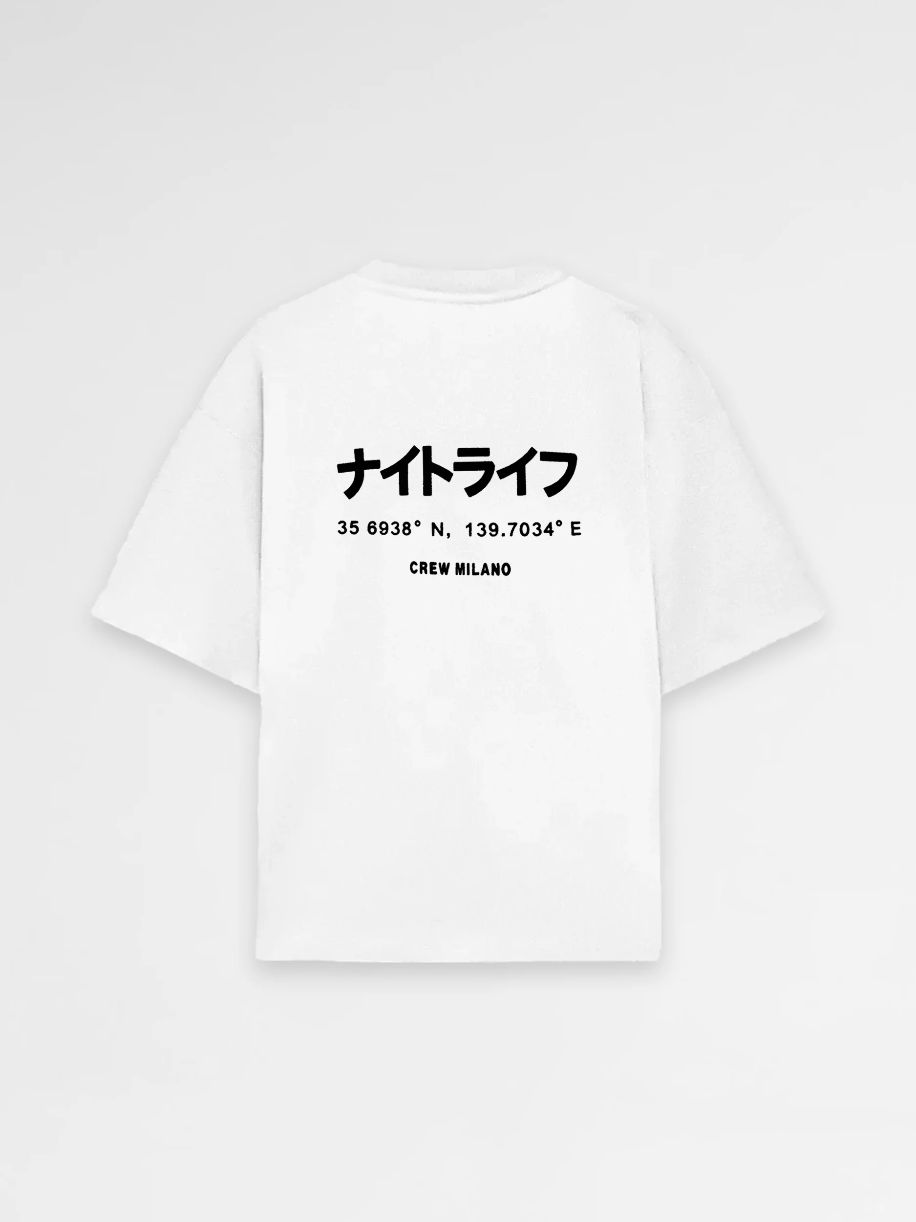 CREW Milano Oversized T-Shirt Logo Print - Image 6